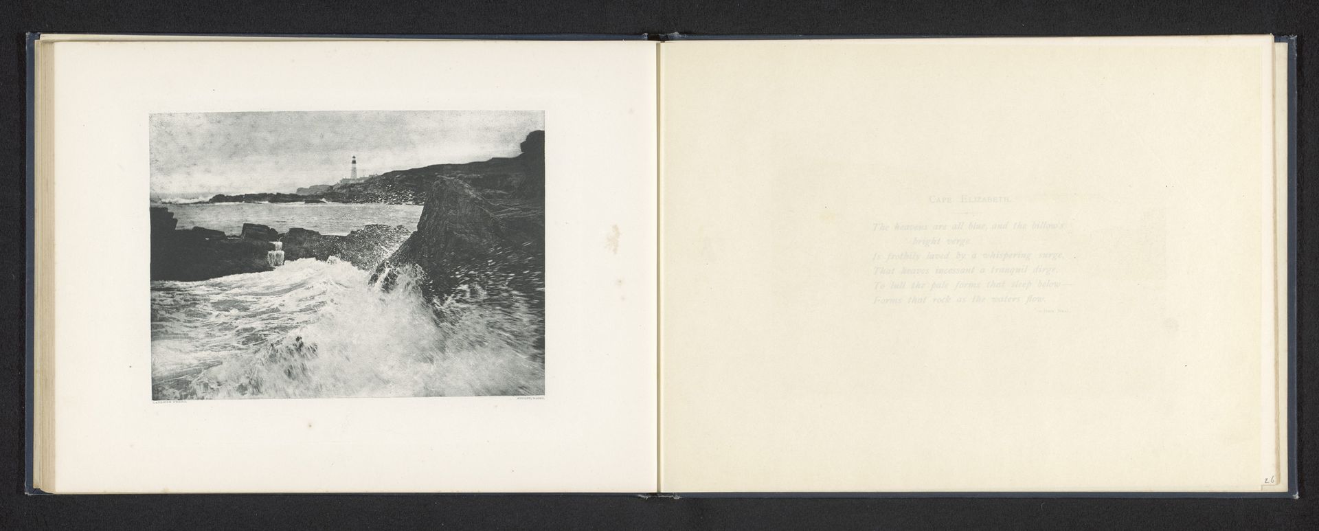 Gezicht op Cape Elizabeth in Maine by Anonymous