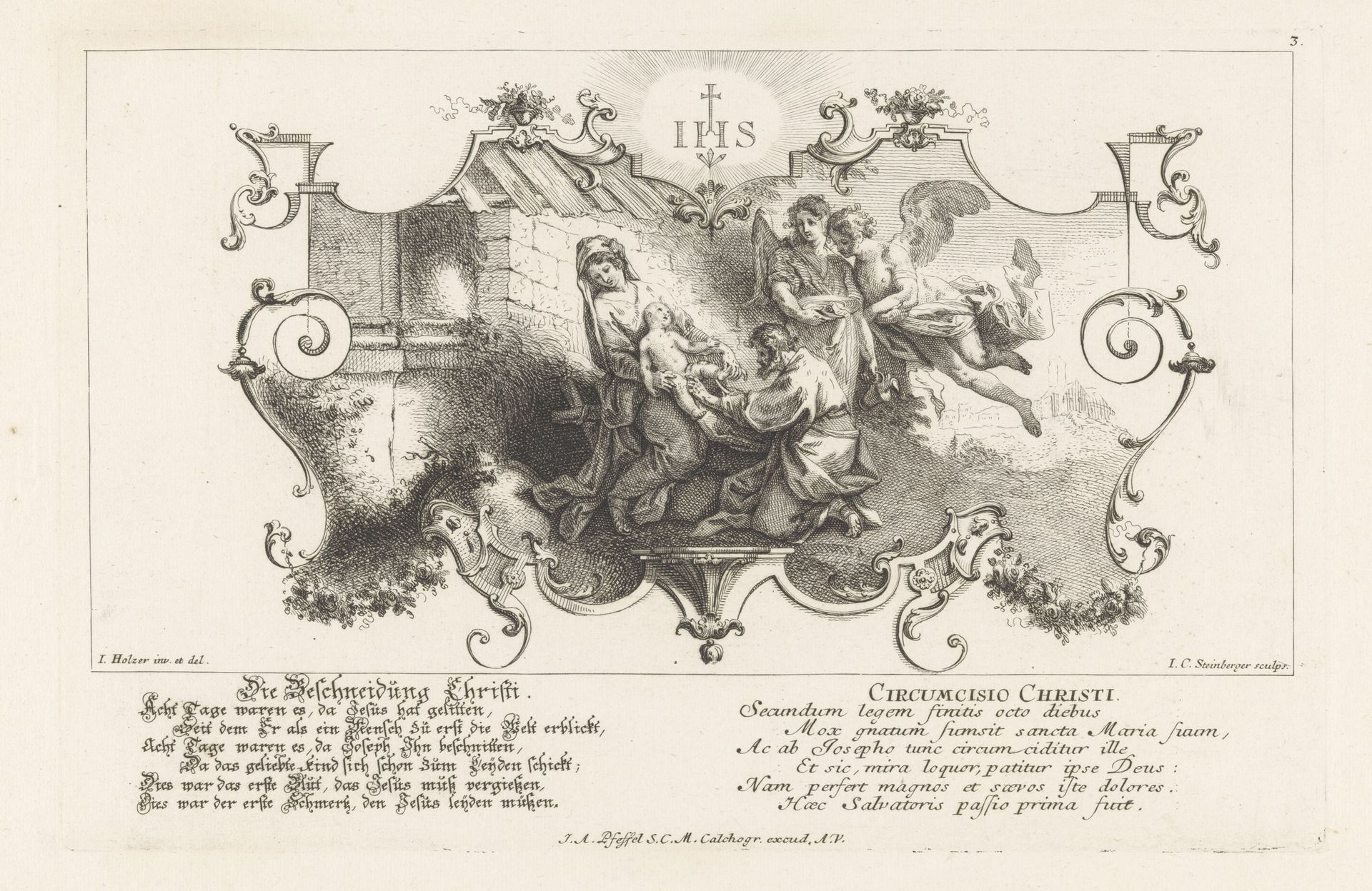 Besnijdenis van Christus by Johann Christoph Steinberger