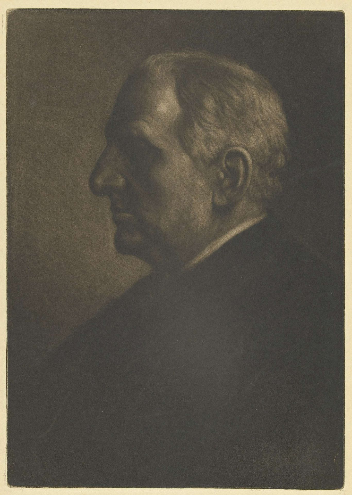 Portret van Francis Seymour-Haden by Sir Francis Seymour Haden