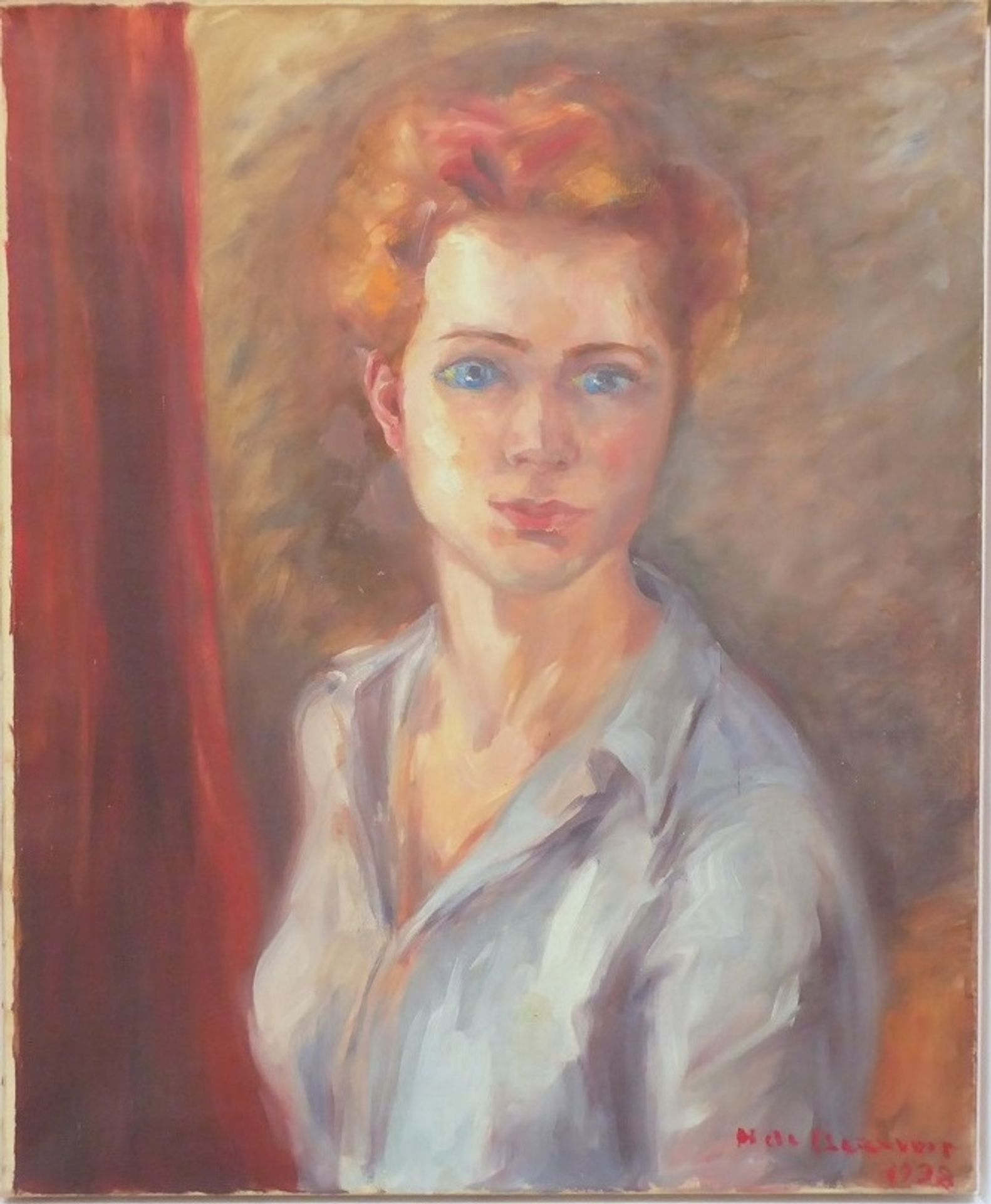 Self Portrait by Hélène de Beauvoir