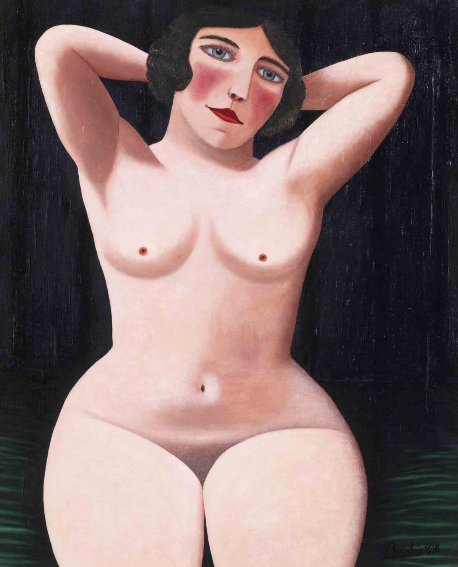 The nude with raised arms by Camille Bombois