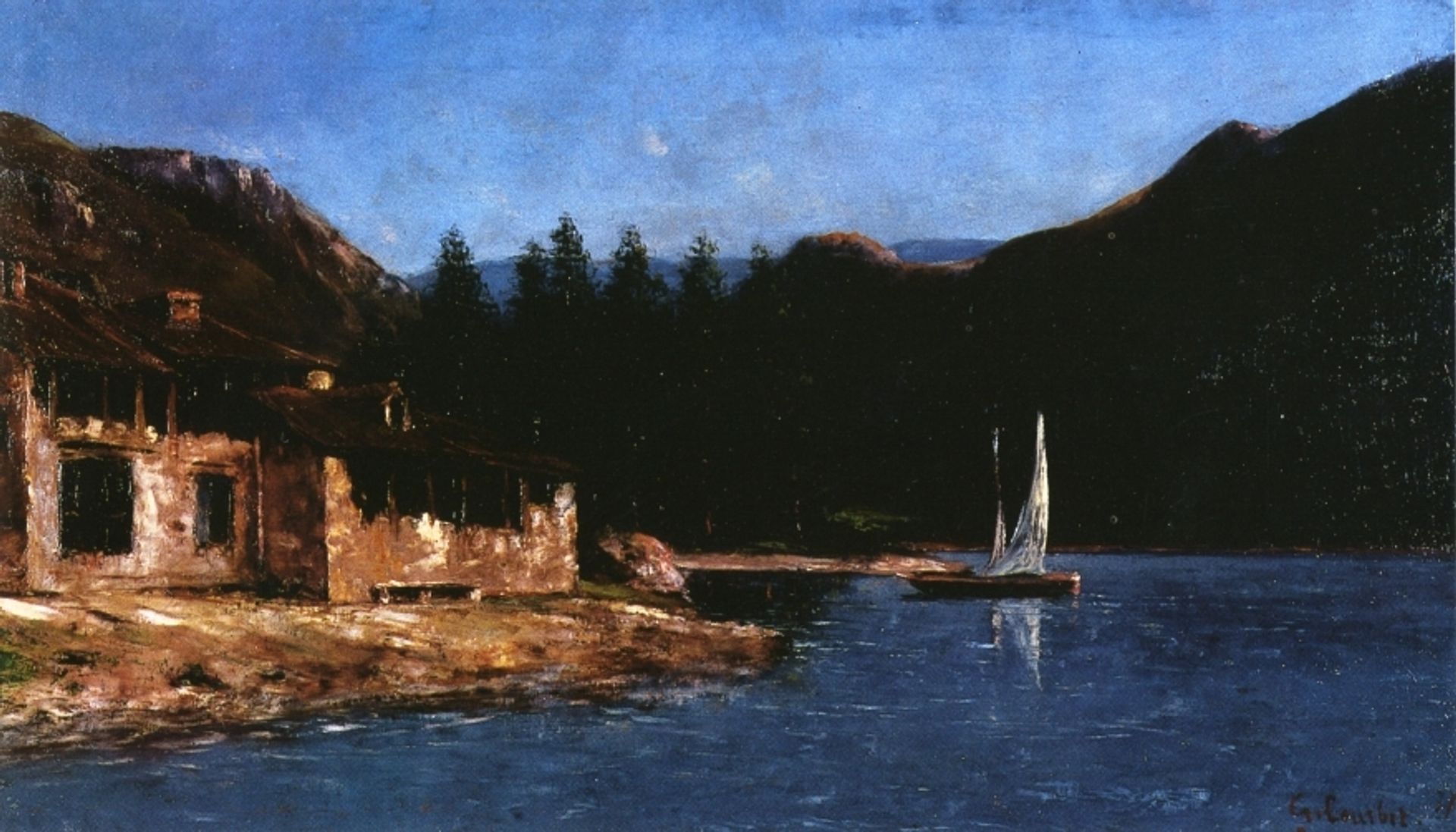 The White Sail by Gustave Courbet