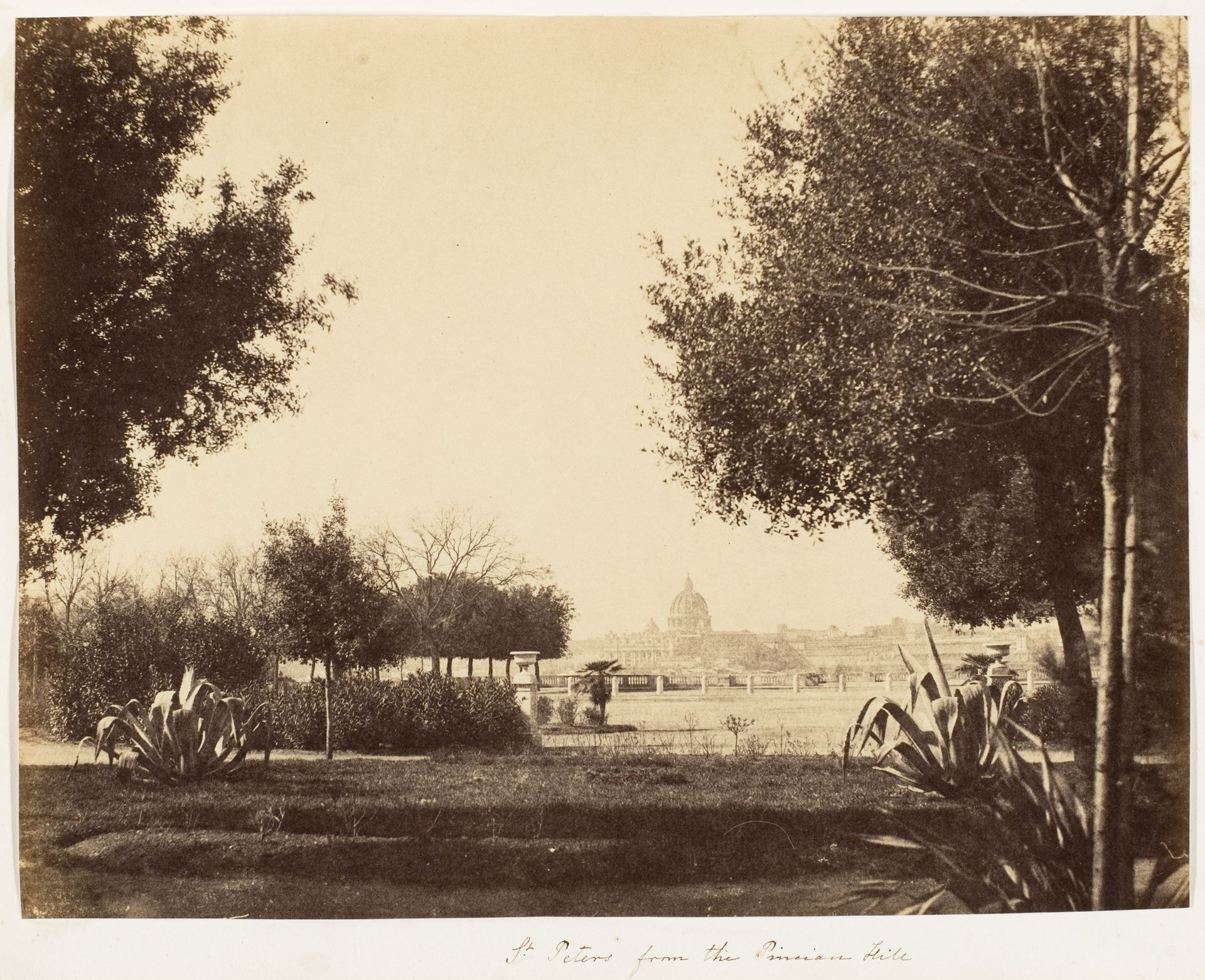 St. Peters from the Pincian Hill by Jane Martha St. John