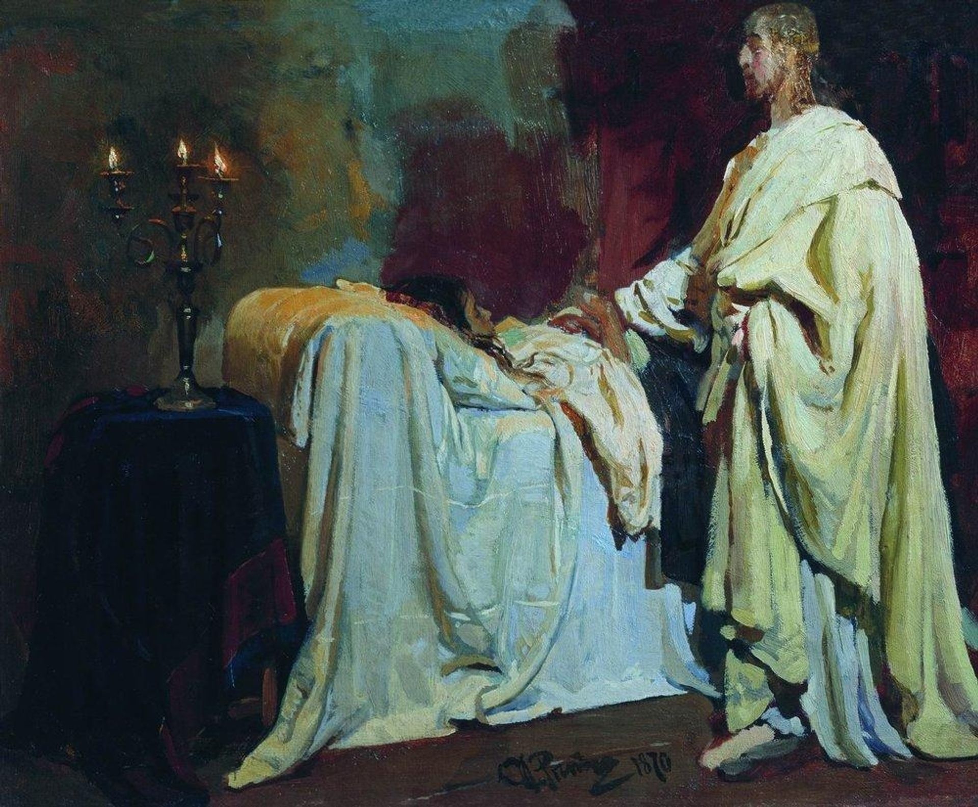 Raising of Jairus Daughter by Ilya Repin