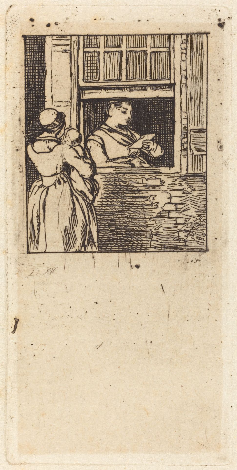 Woman at a Window, Reading a Letter by Sir David Wilkie