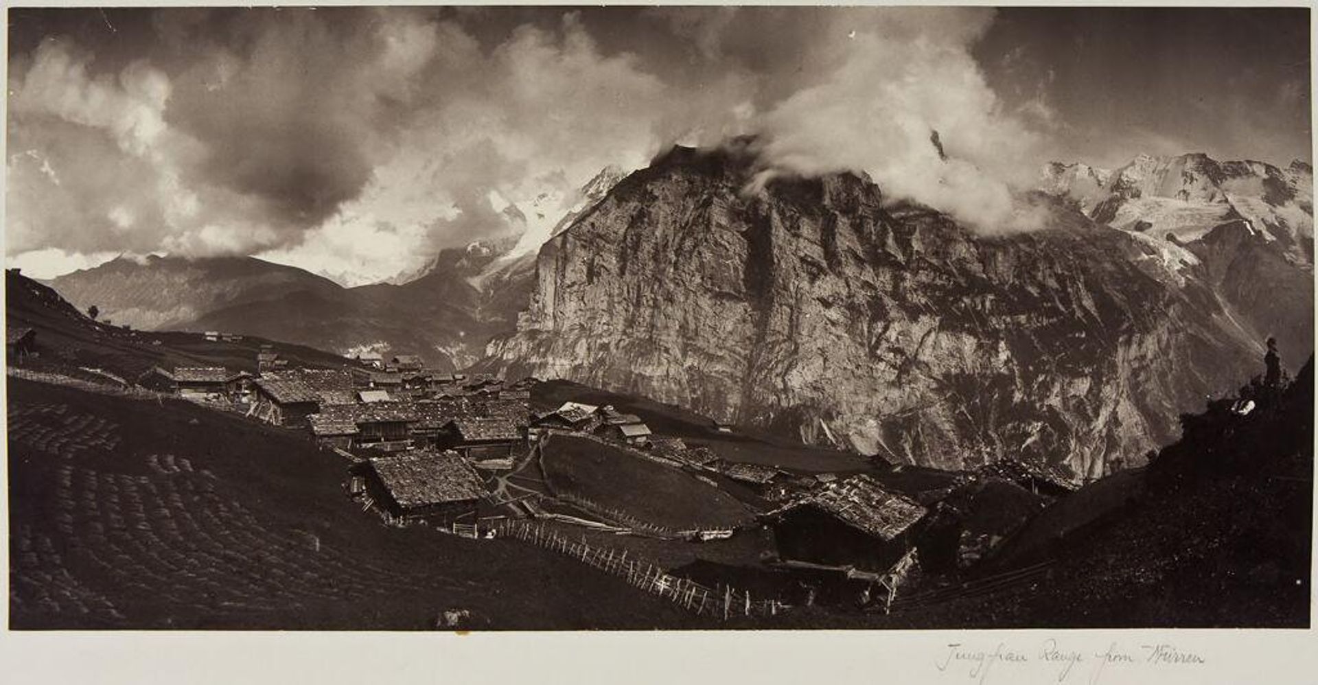 Jungfrau Range from MÃ¼rren by Adolphe Braun