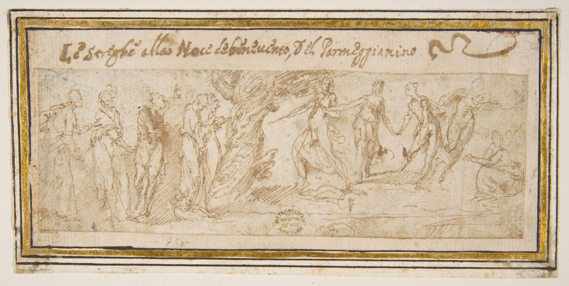 The Witches at the Walnut Tree of Benevento by Guglielmo della Porta