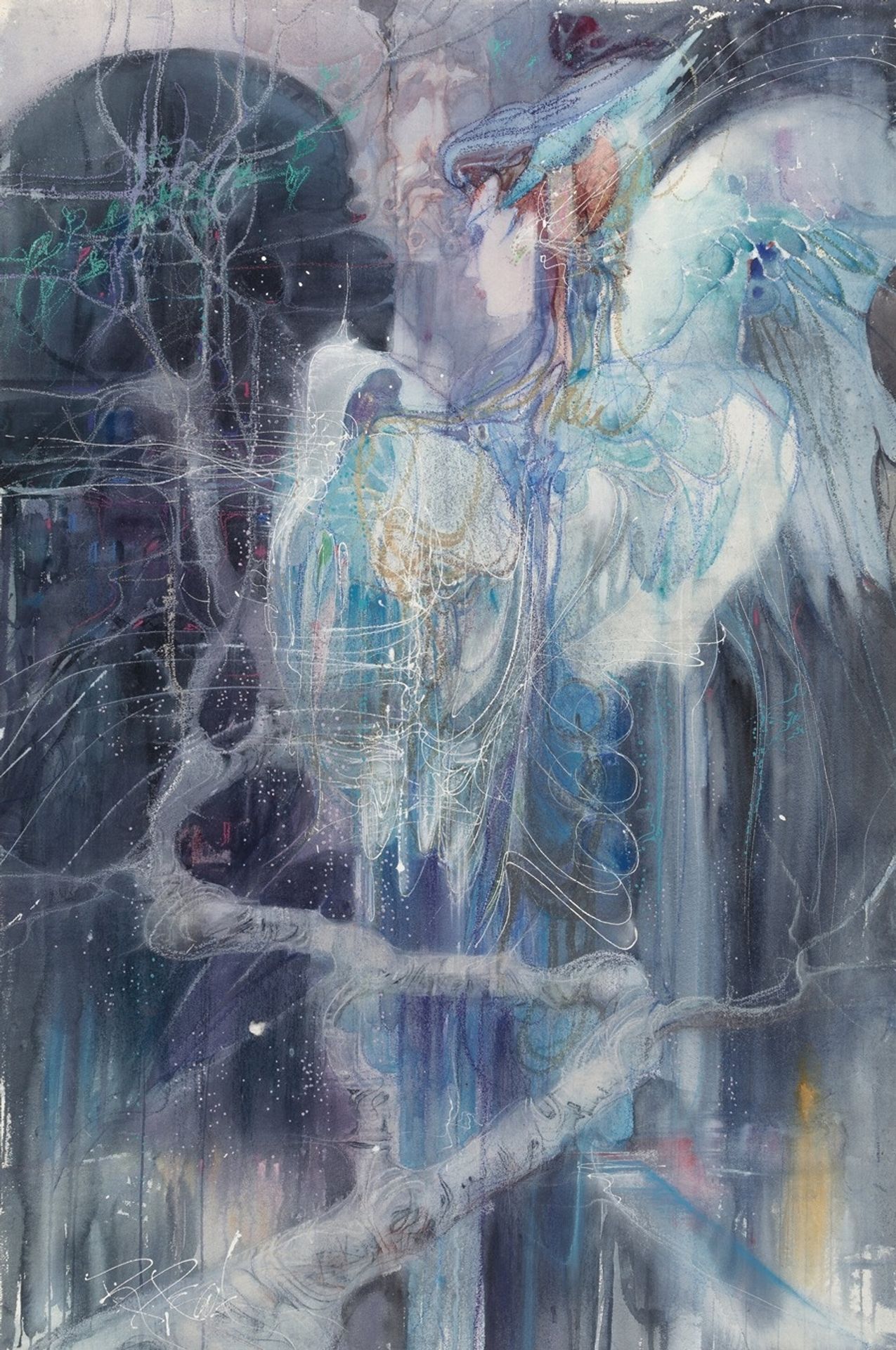 Excalibur; Medusa and Merlin by Robert Peak