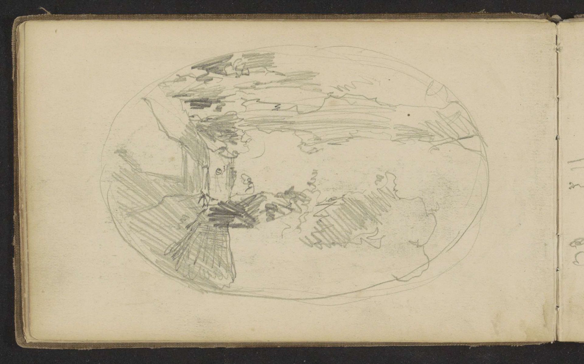 Pad in een landschap by Johan Hendrik Weissenbruch