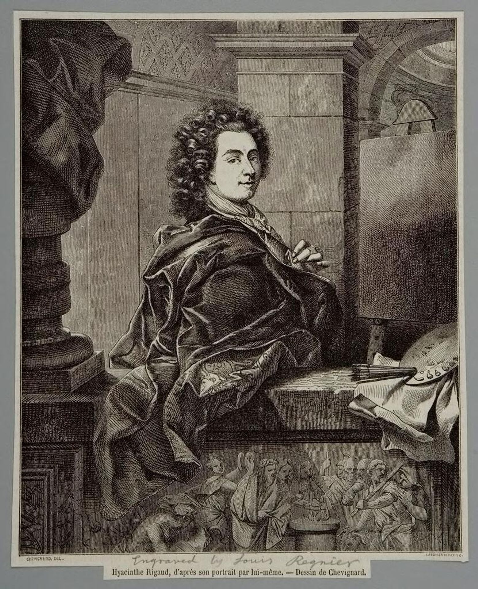 Hyacinthe Rigaud by Isidore DÃ©sirÃ© Regnier