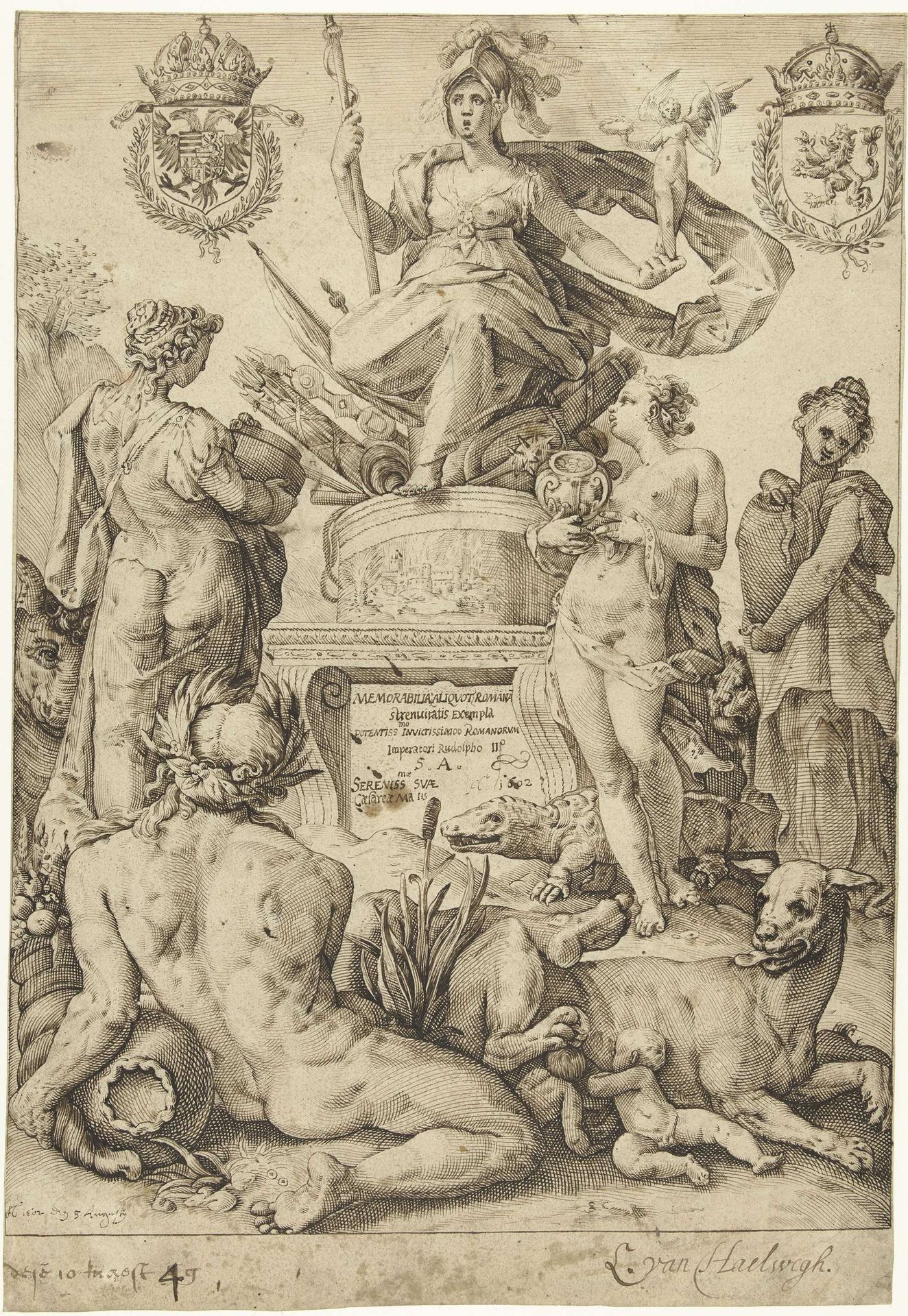 Titelblad: Romeinse Helden by Lucas van Haelwech