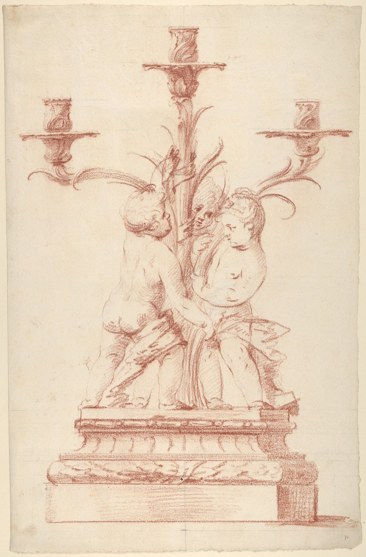 Design for a Candelabra by Anonymous