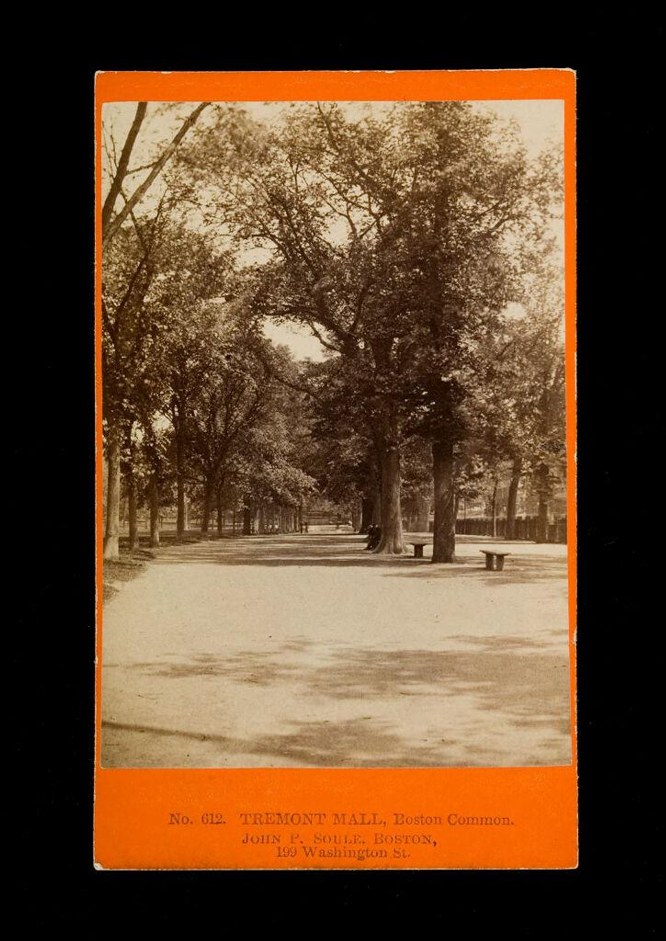 No. 612. Tremont Street Mall, Boston Common. by John Payson Soule