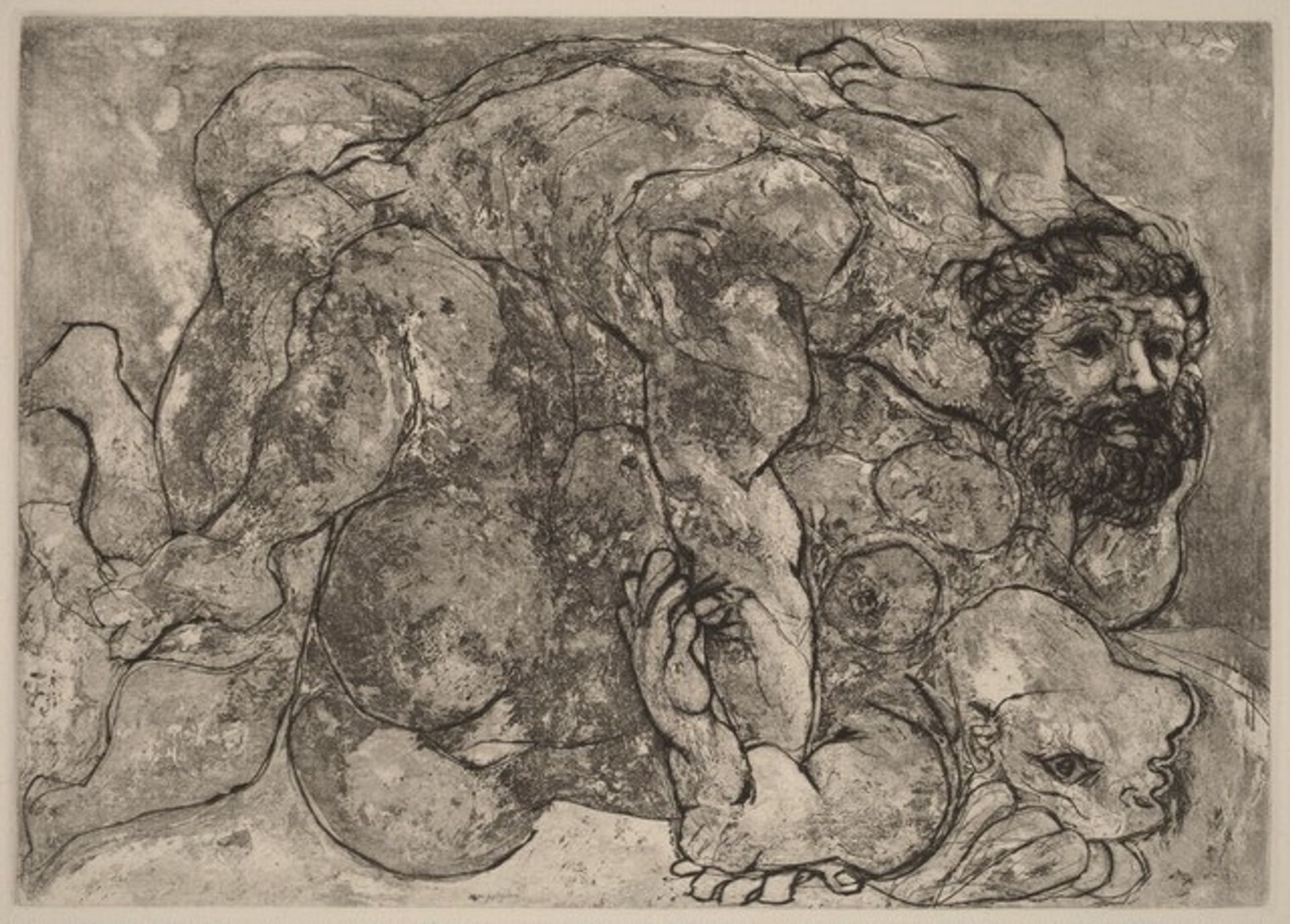 Couple Making Love (Couple faisant l'amour) by Pablo Picasso