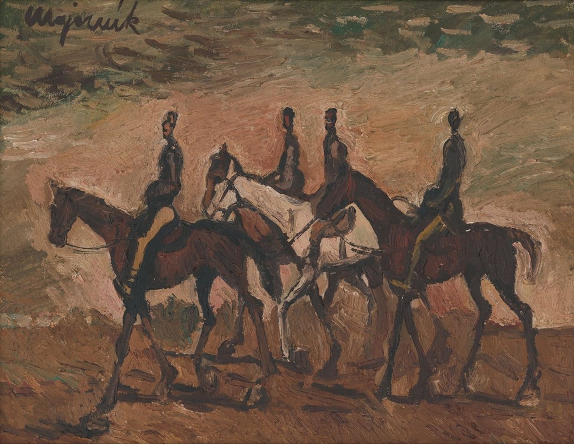 Jazdecká hliadka by Cyprián Majerník
