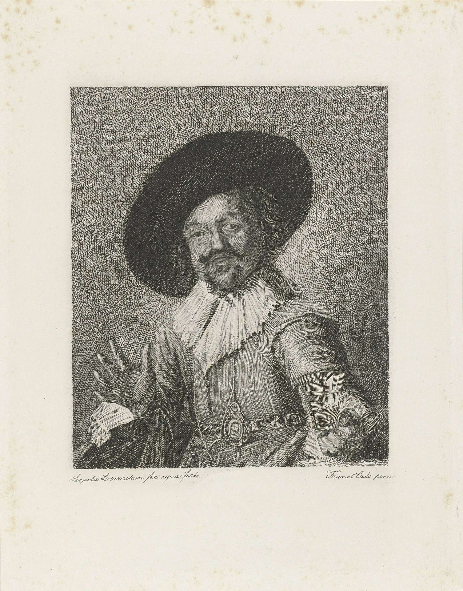 Vrolijke man by Leopold Löwenstam