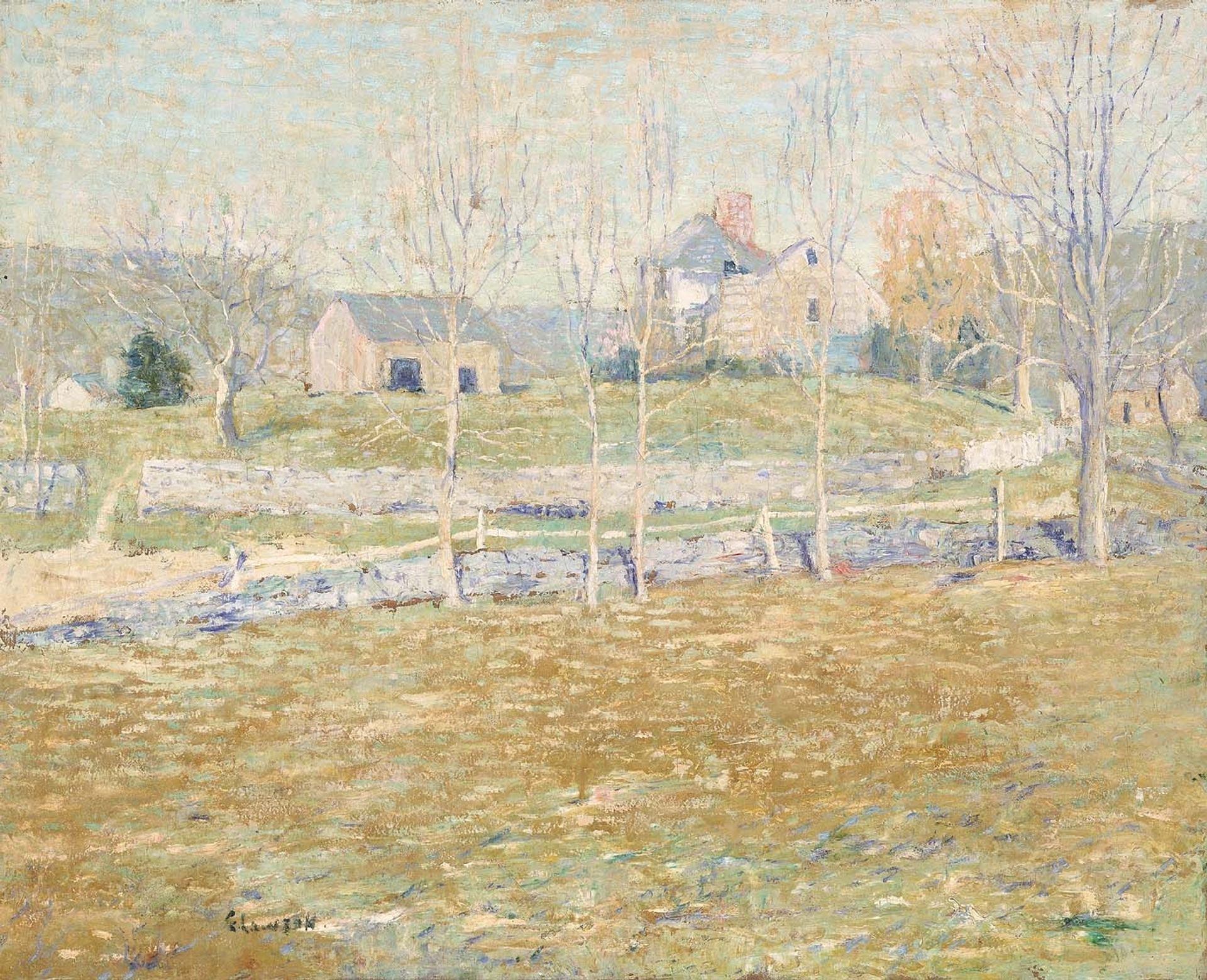 An Abandoned Farm by Ernest Lawson
