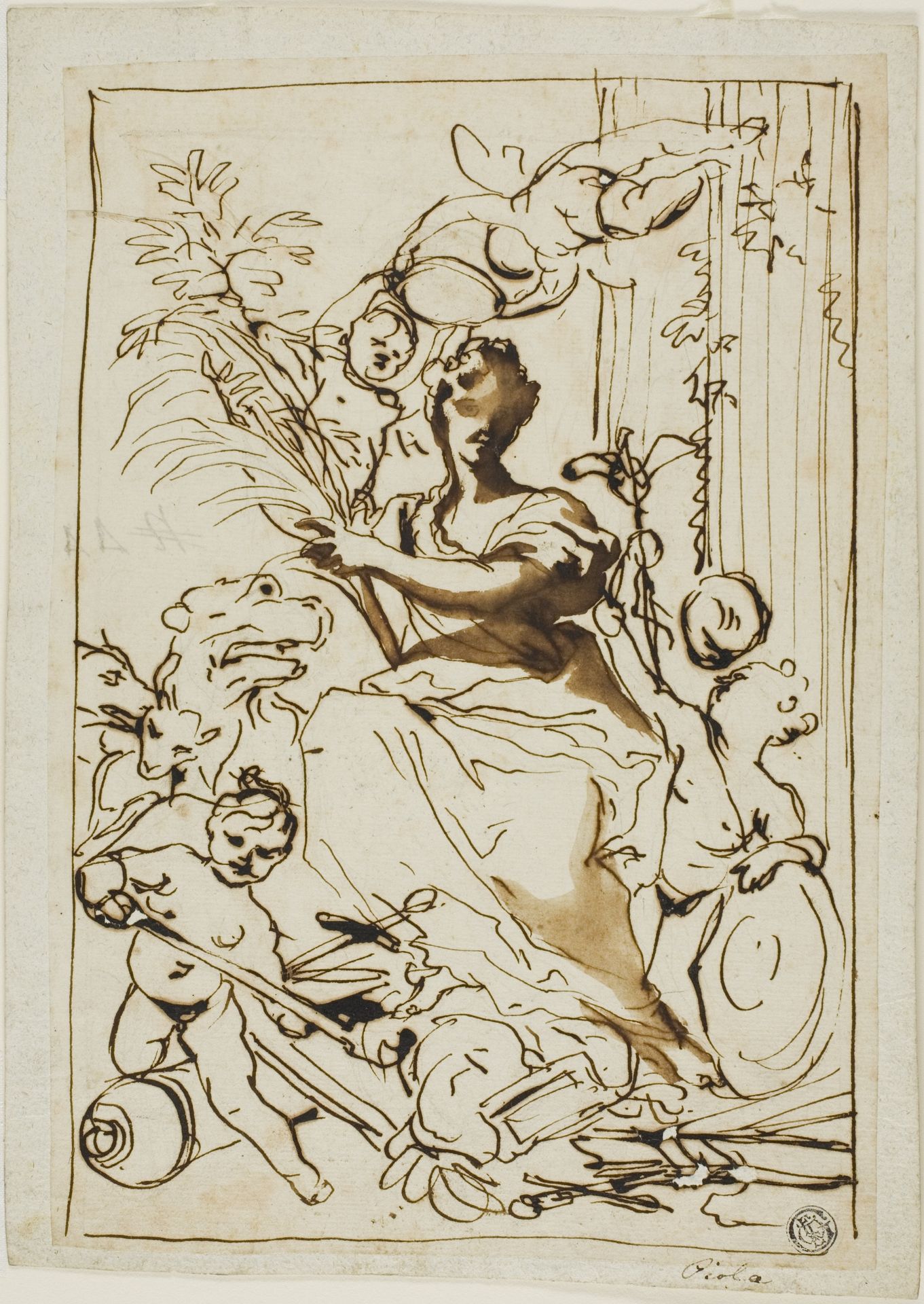 Allegory of Victory by Domenico Piola