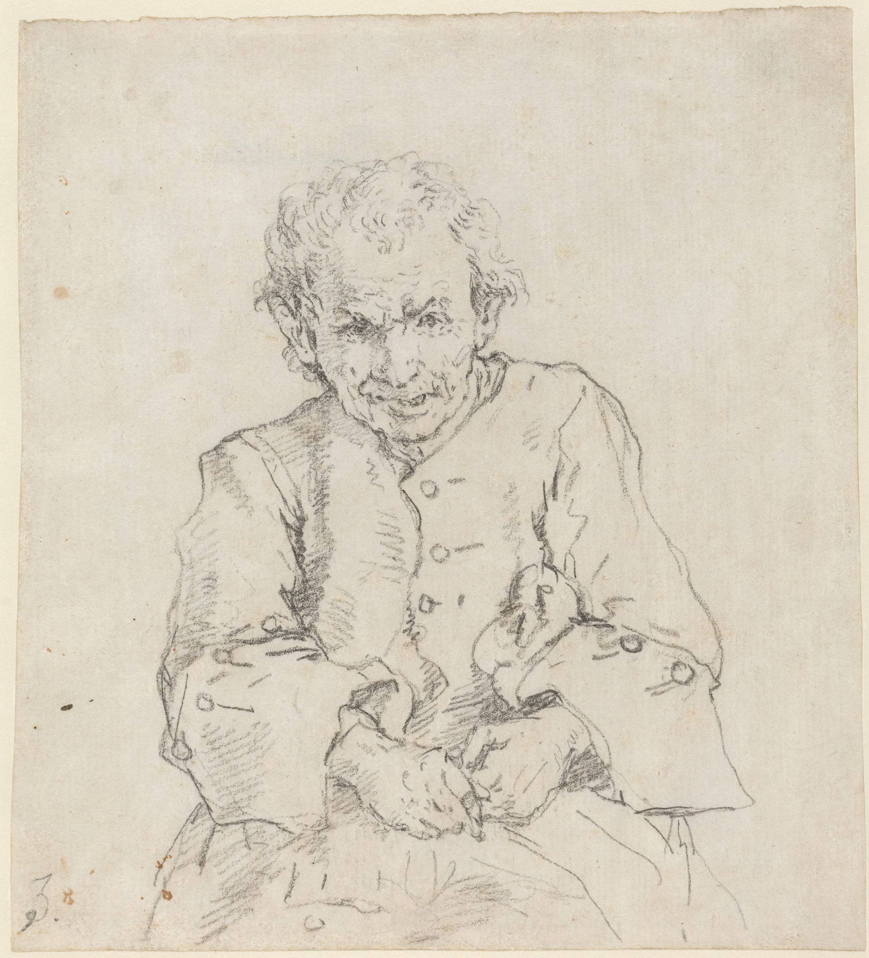 Seated Peasant by Francesco Zuccarelli