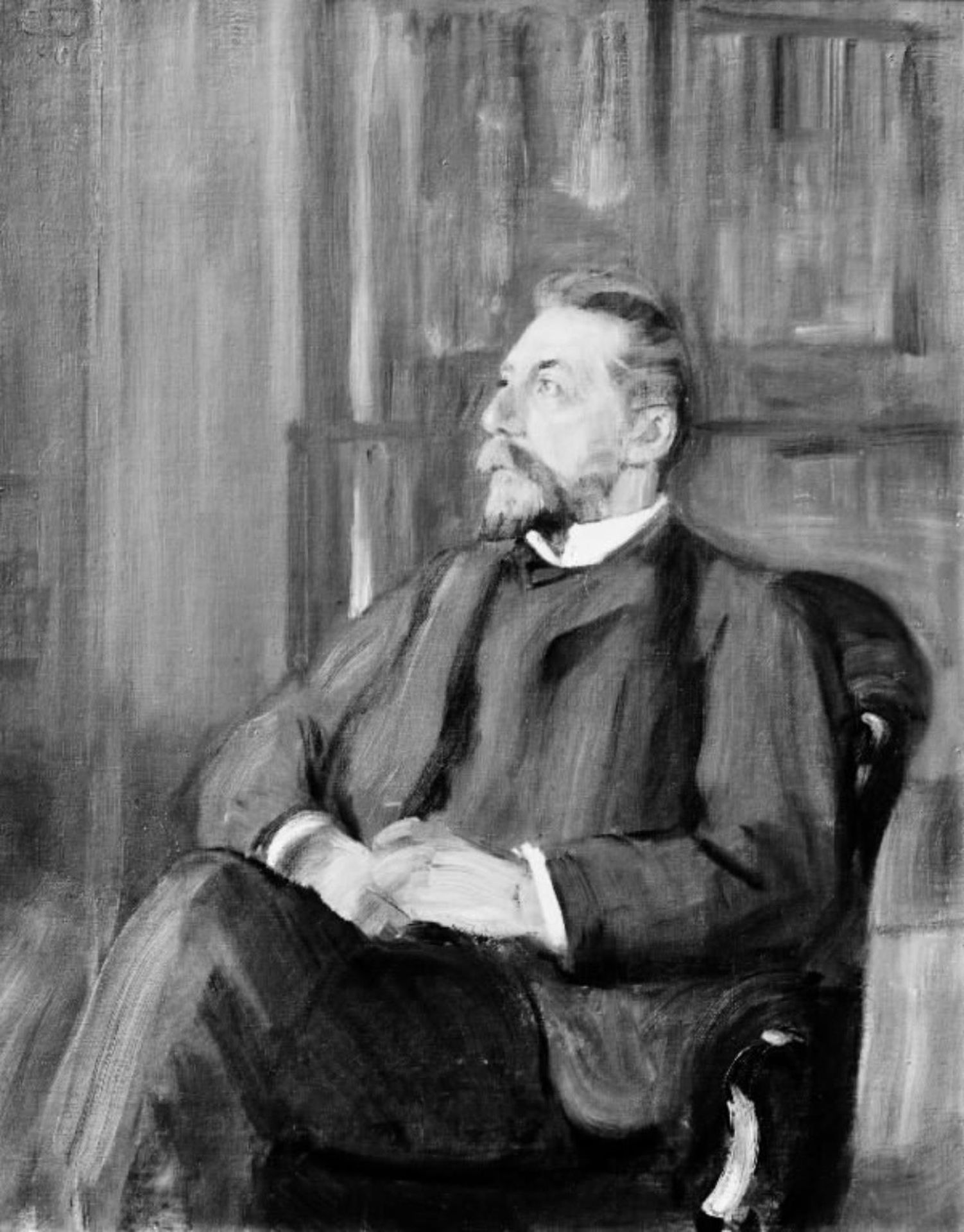 Portrait of Prime Minister Michelsen by Erik Werenskiold