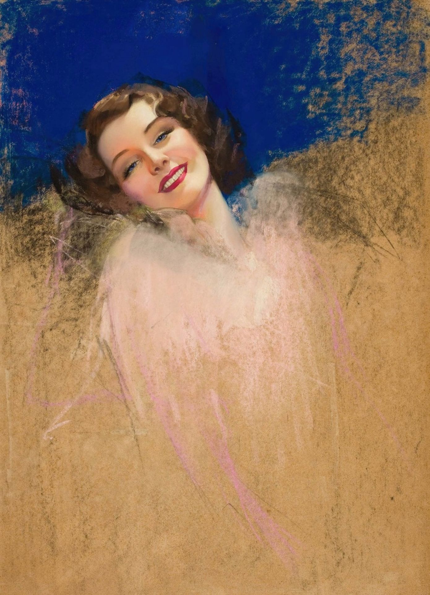 Portrait of Norma Shearer by Rolf Armstrong