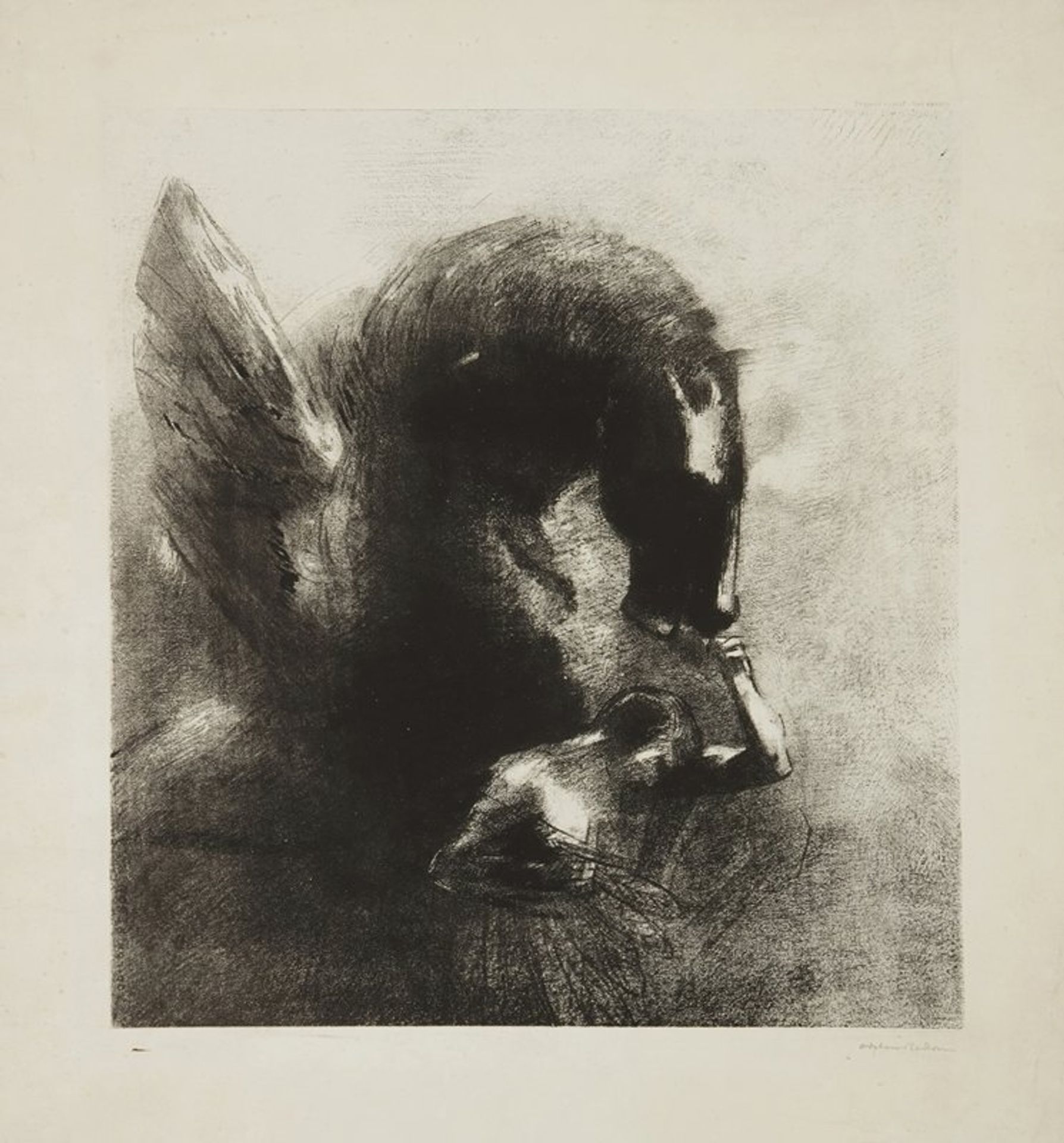 Pégase captif by Odilon Redon