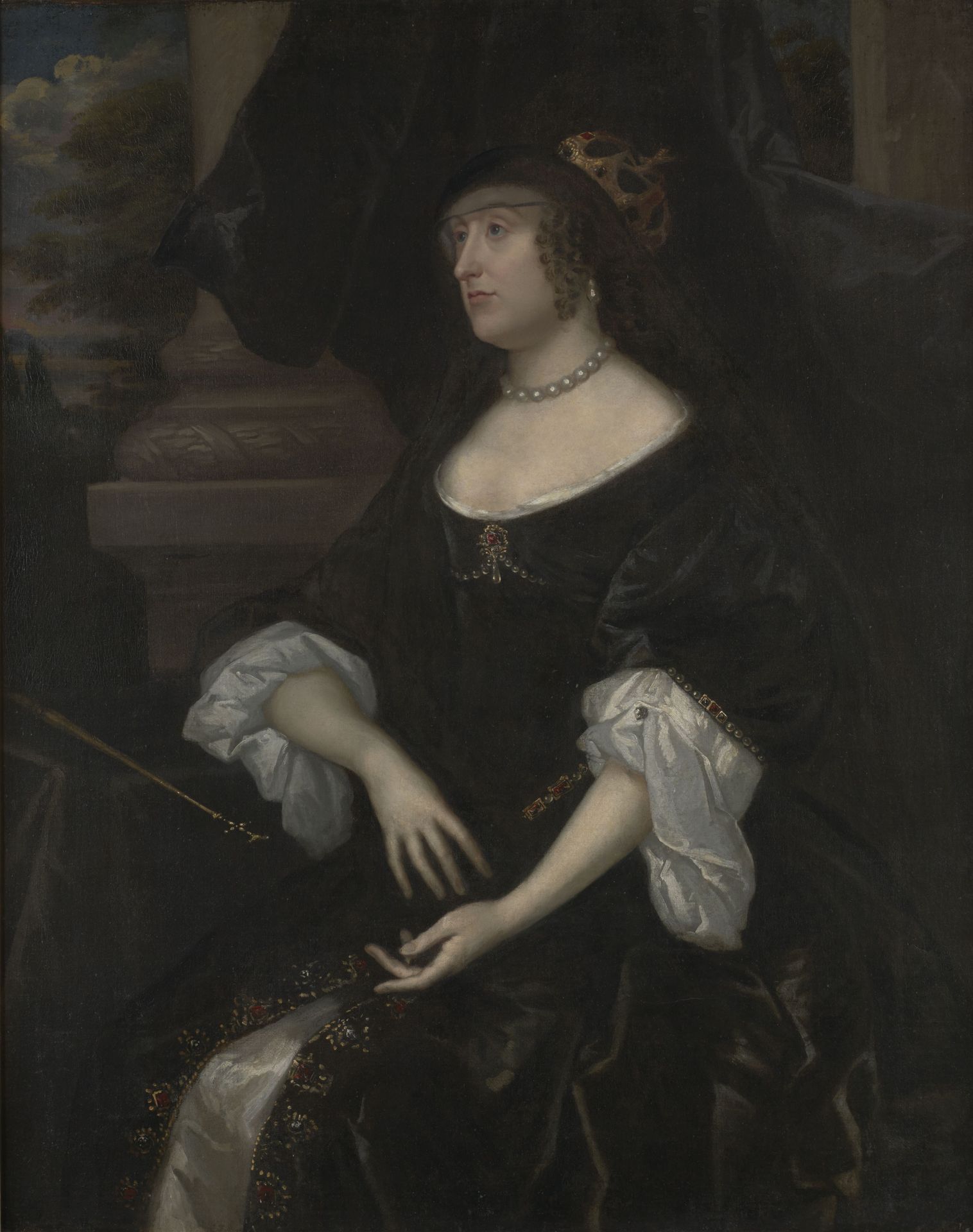 Portrait of Elizabeth Stuart, Queen of Bohemia by Gerard van Honthorst