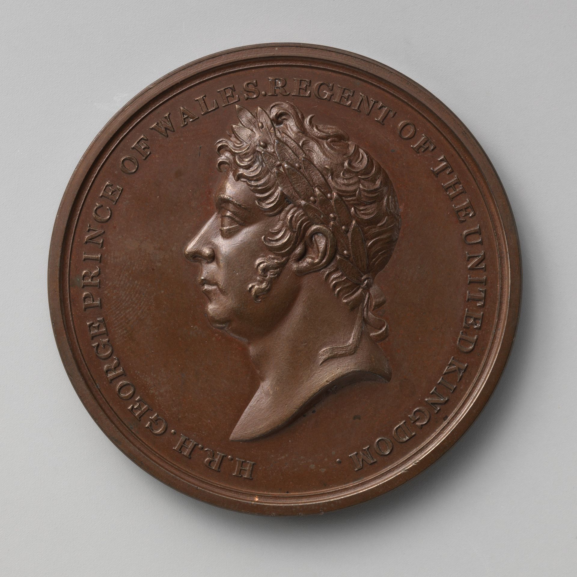 To the Prince Regent, on Conclusion of Peace, Subsequent to Waterloo, 1815 by Thomas Wyon the Younger