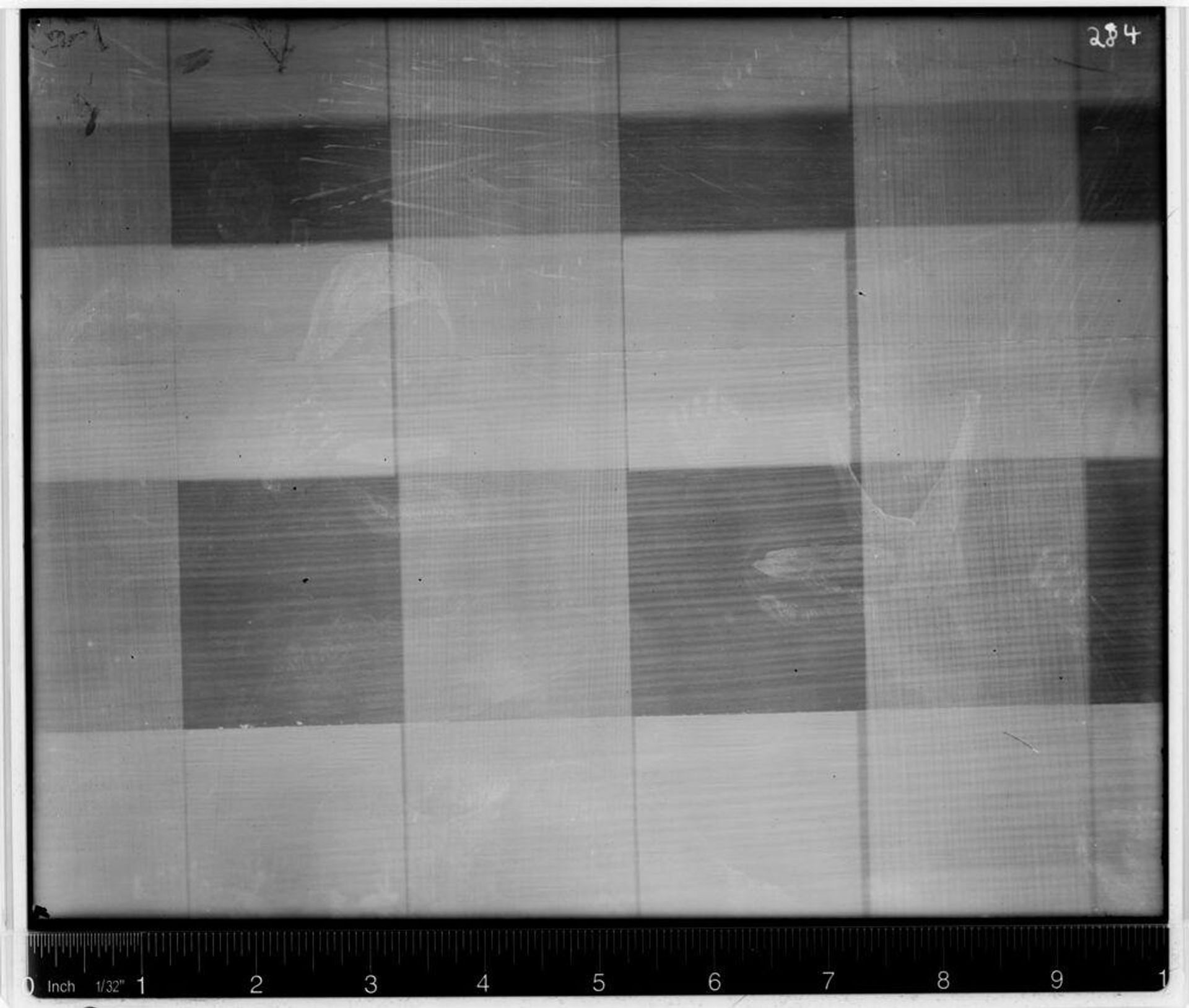X-radiograph(s) of "Census at Bethlehem" by Artist of original: Pieter Brueghel the Younger