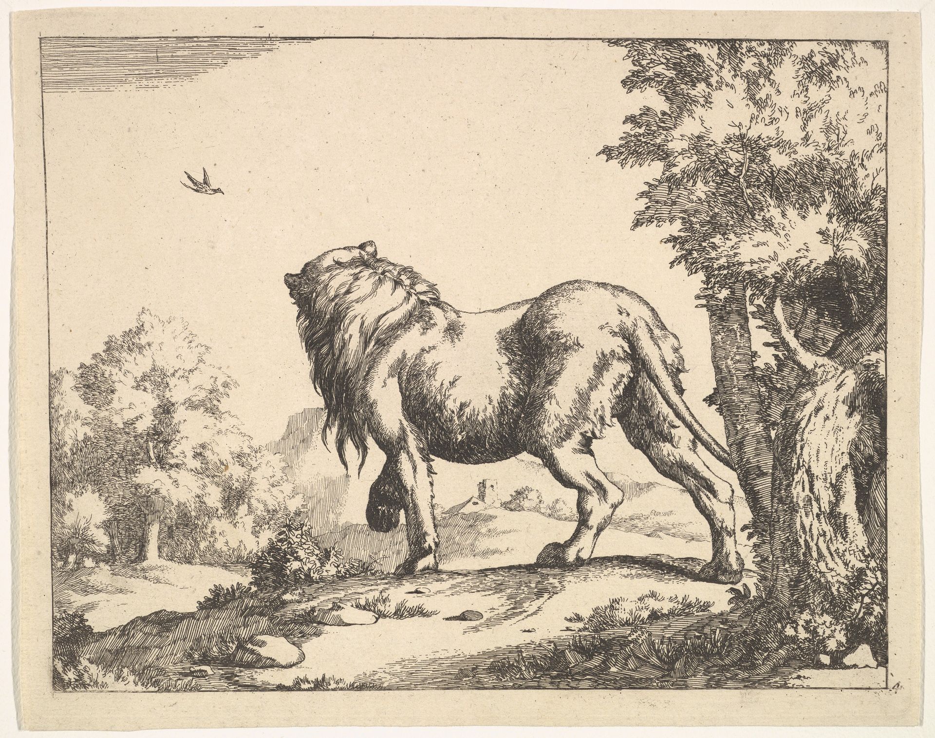 The Lions (one of eight plates) by Marcus de Bye