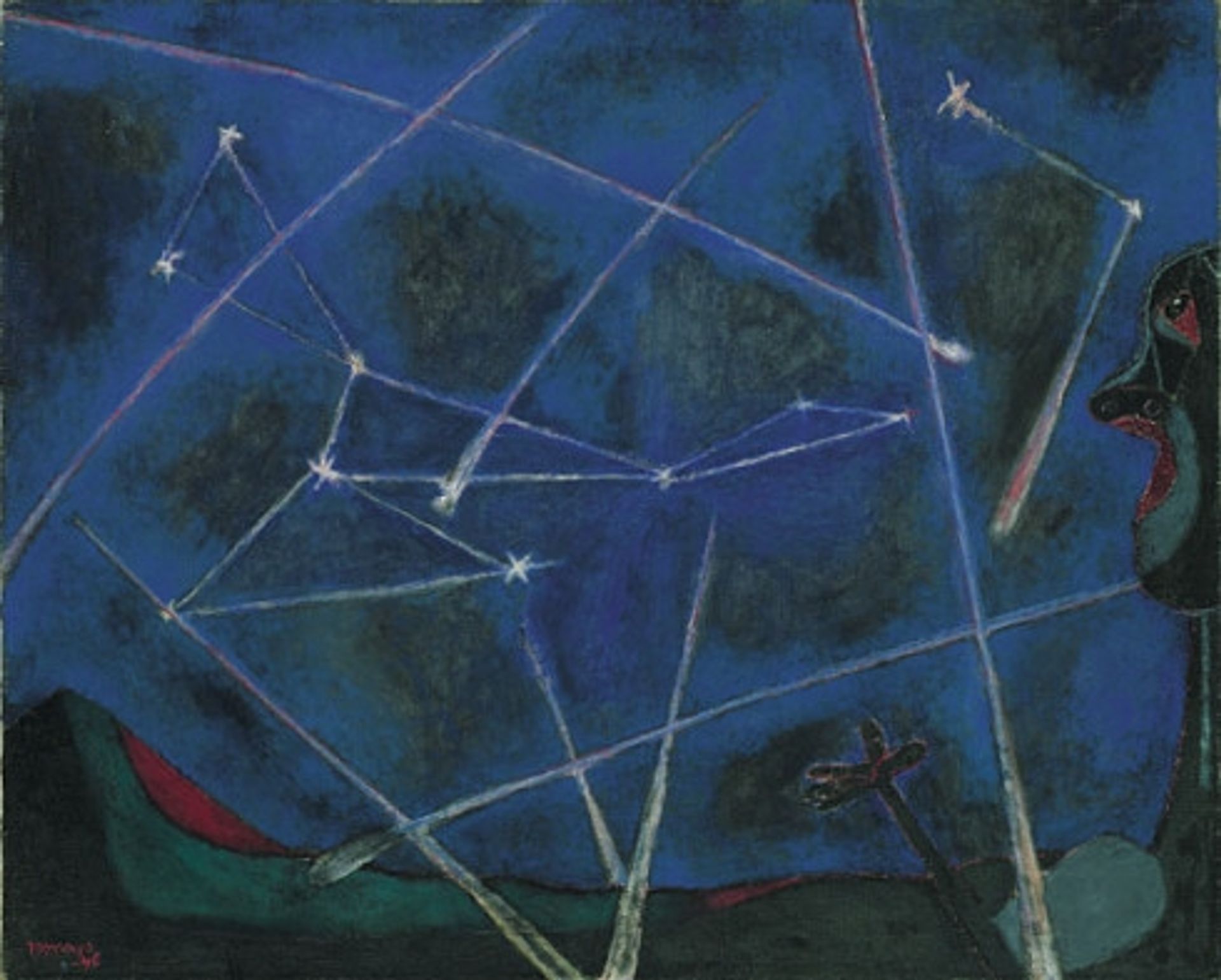Cuerpos celestes by Rufino Tamayo