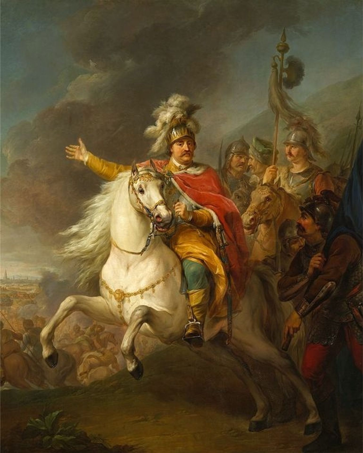 Sobieski at the Battle of Vienna by Marcello Bacciarelli