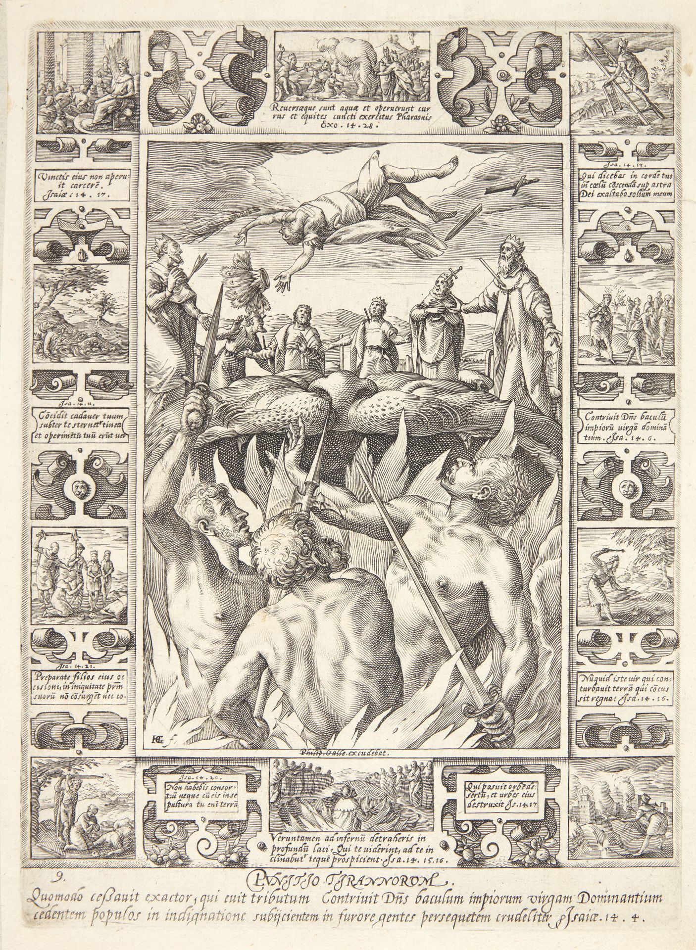 Straffen for tyranni by Hendrick Goltzius