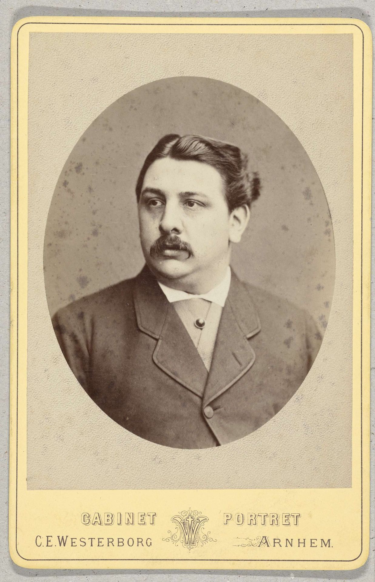 Portret van W.H. ('Willem') van Braam by Carel Eduard Westerborg