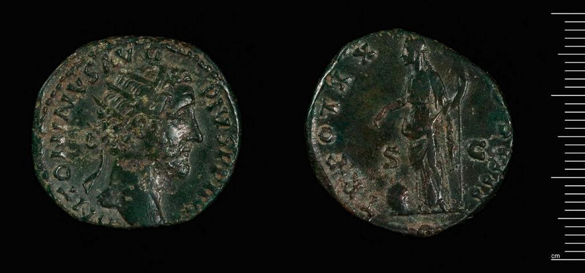 Dupondius of Antoninus Pius by Antoninus Pius