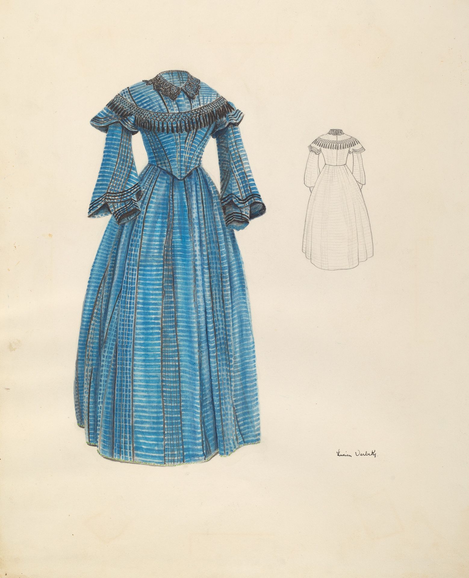 Promenade Dress by Lucien Verbeke