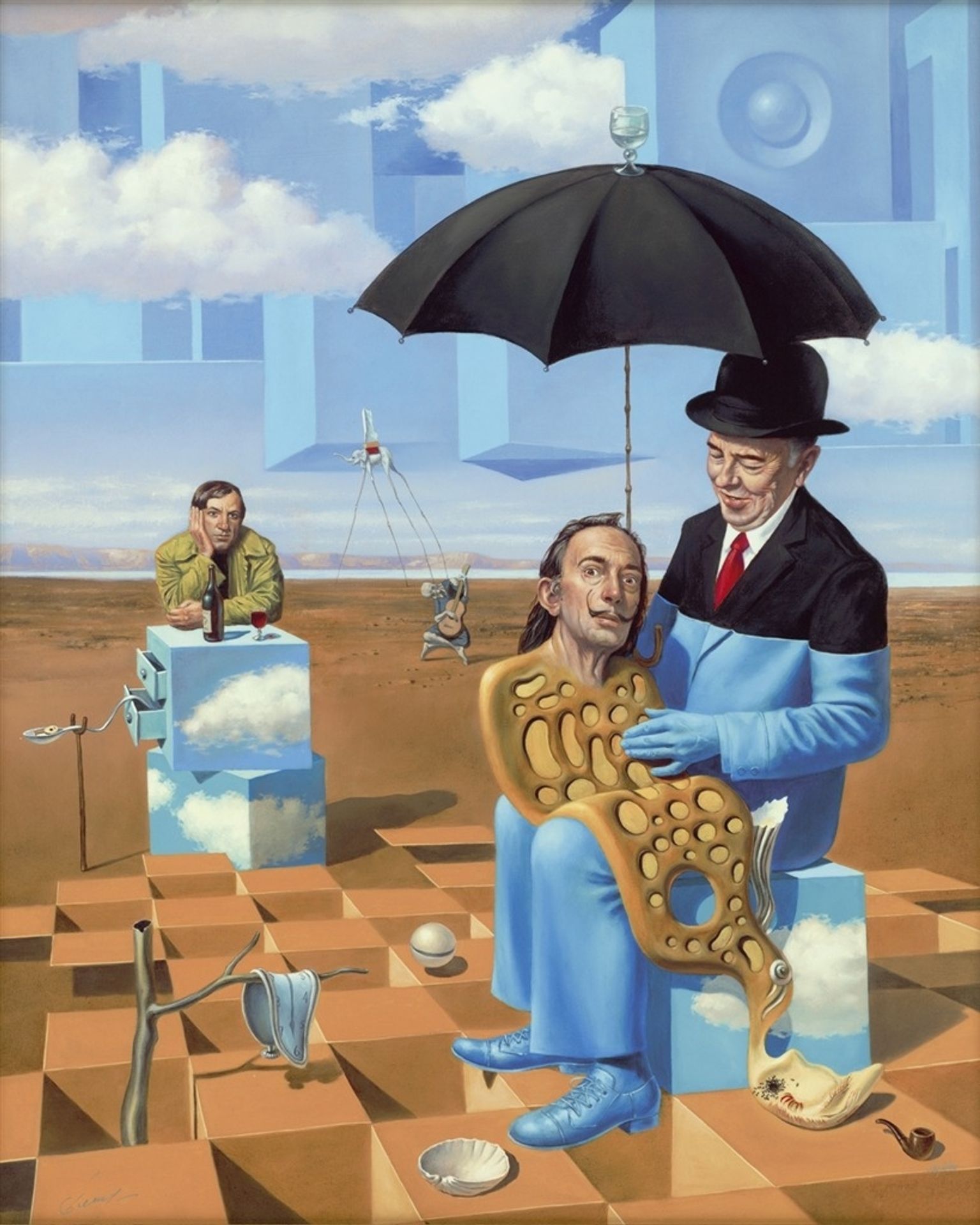 lullaby of uncle magritte by Michael Cheval