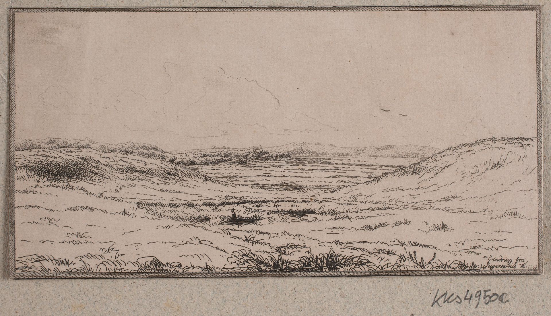 Erindring fra Jægerspris, med en mose by Vilhelm Kyhn