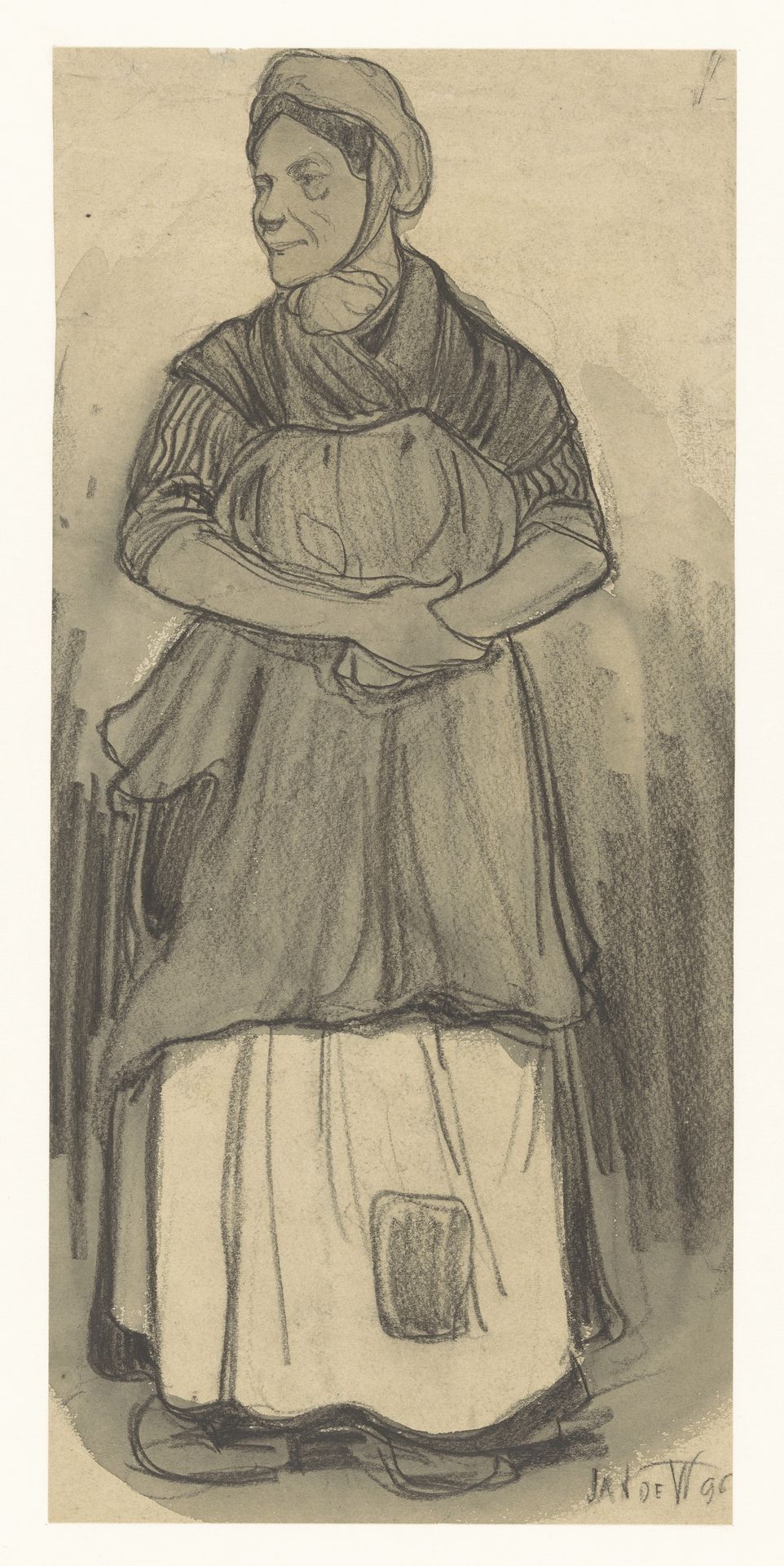 Vrouw by Jan de Waardt