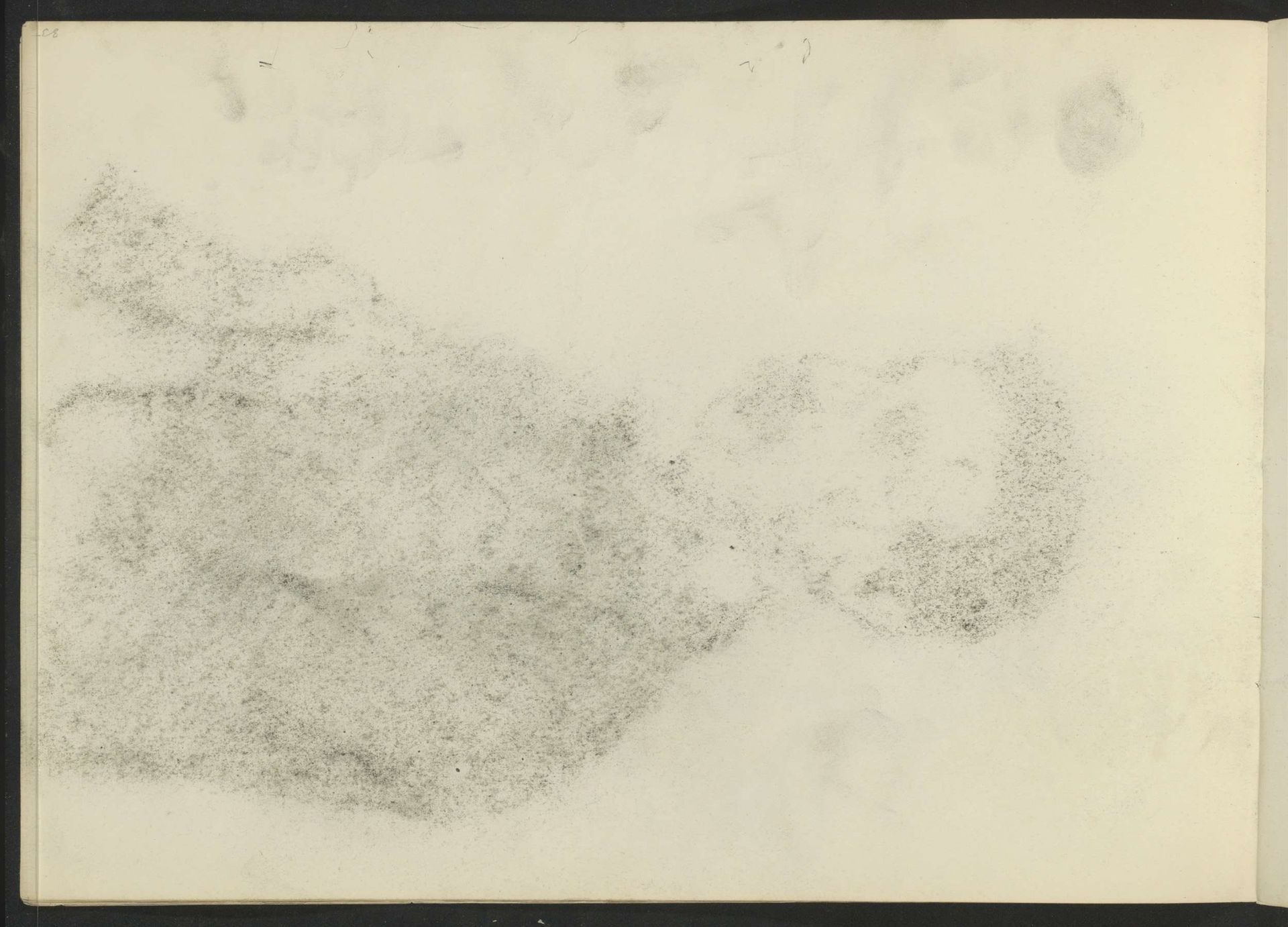Abklatsch van de krijttekening op blad 5 recto by Isaac Israels