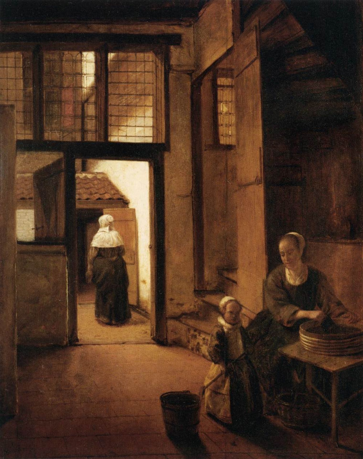 Interior of a Dutch House by Pieter de Hooch