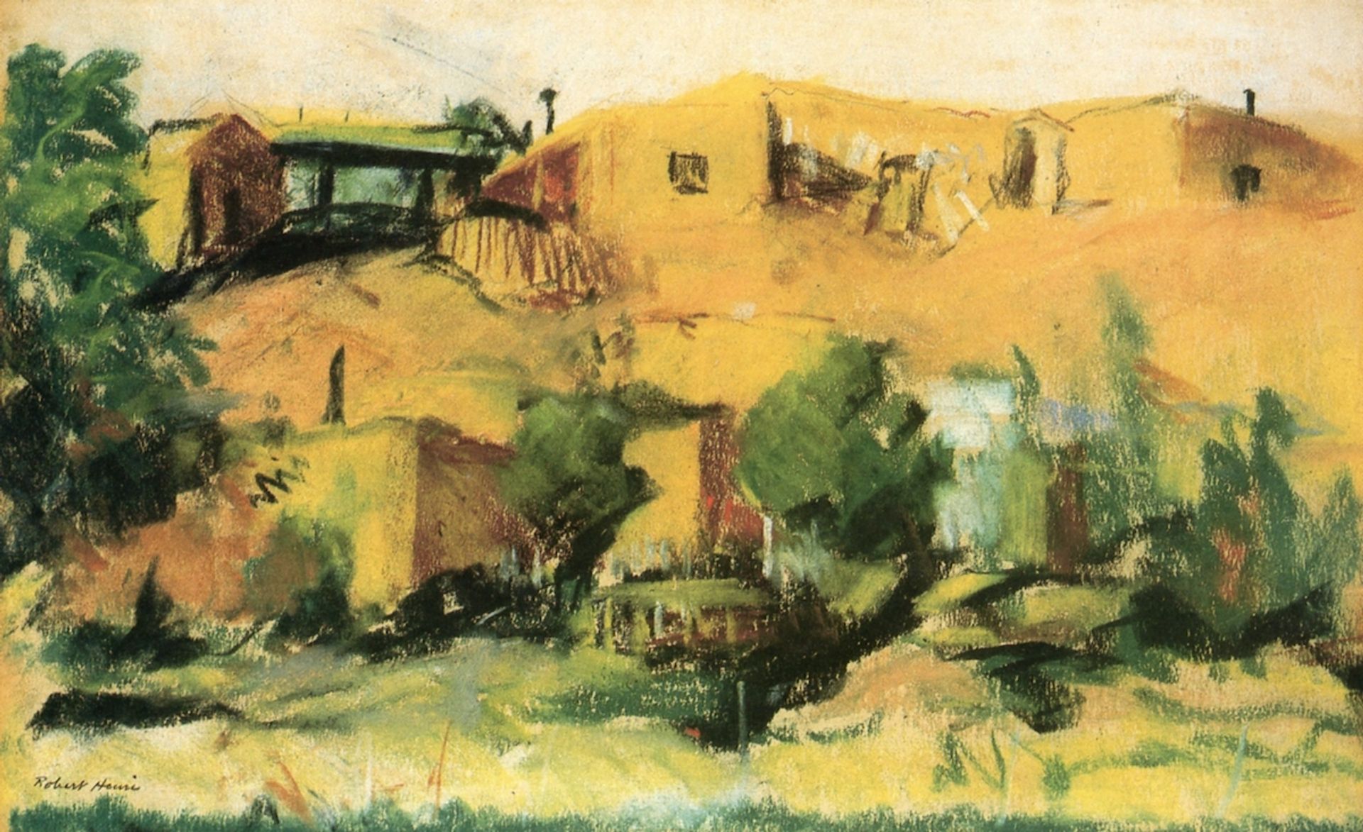 Indian Village by Robert Henri
