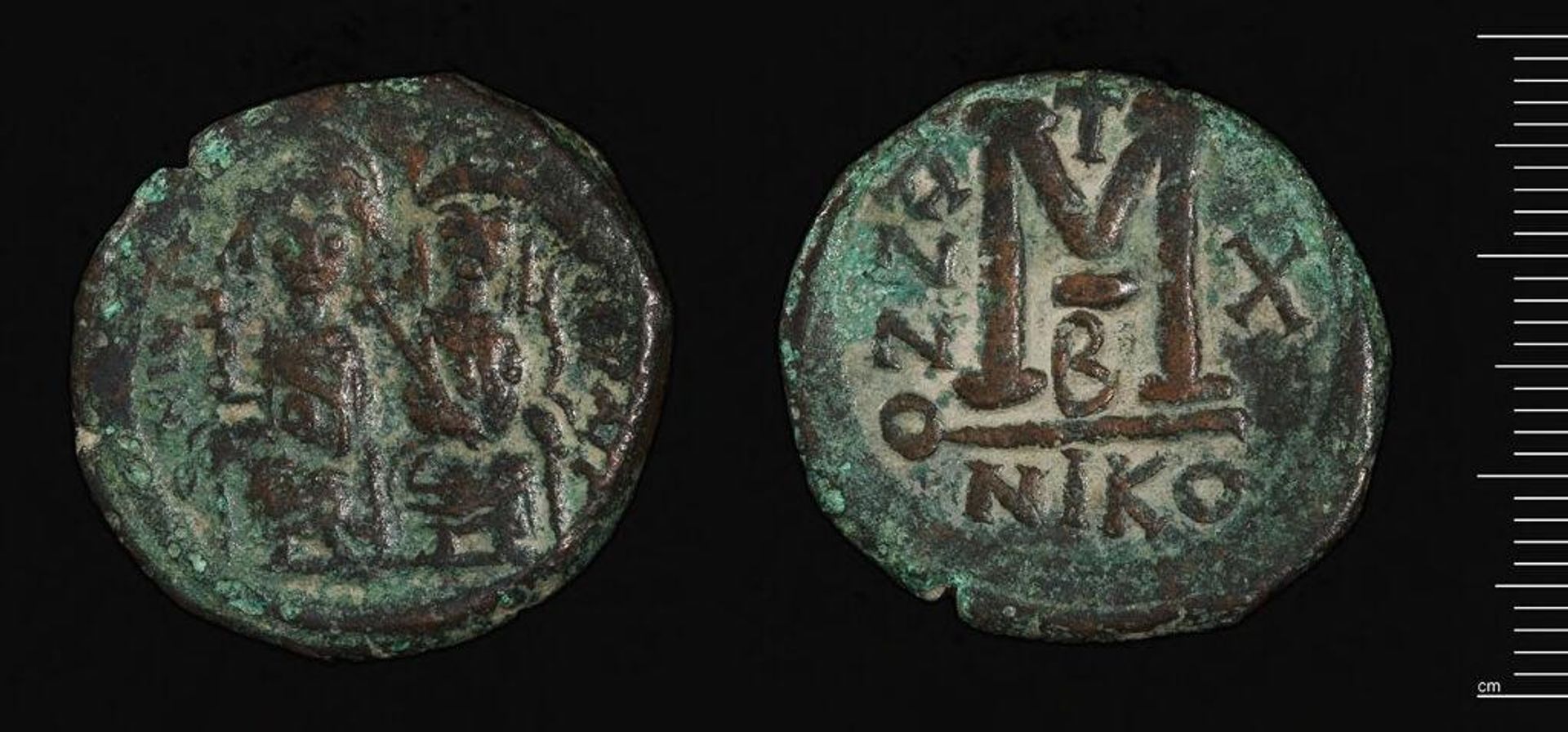Coin of Justin II by Justin II