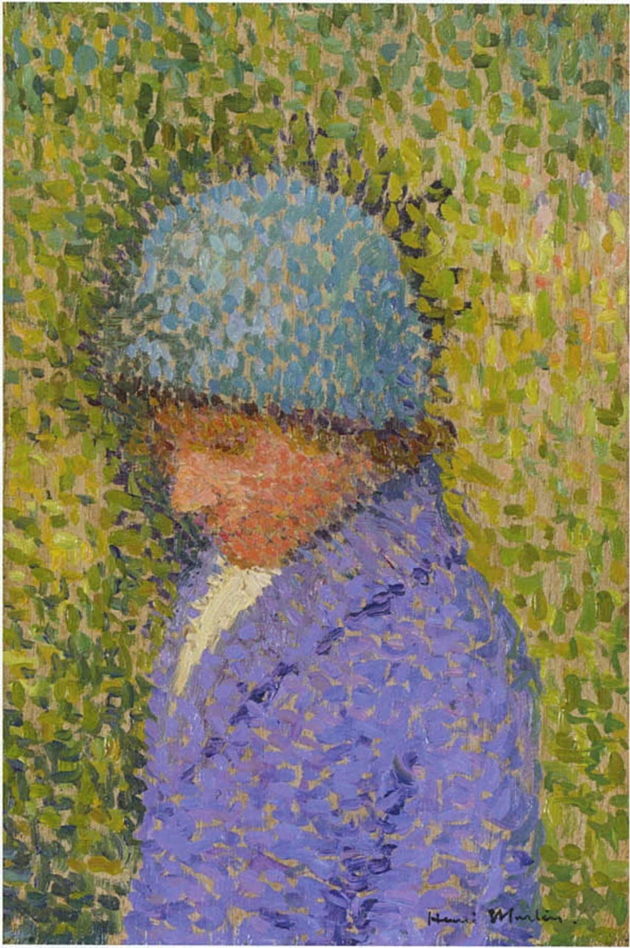 Portrait of a Young Girl by Henri Martin