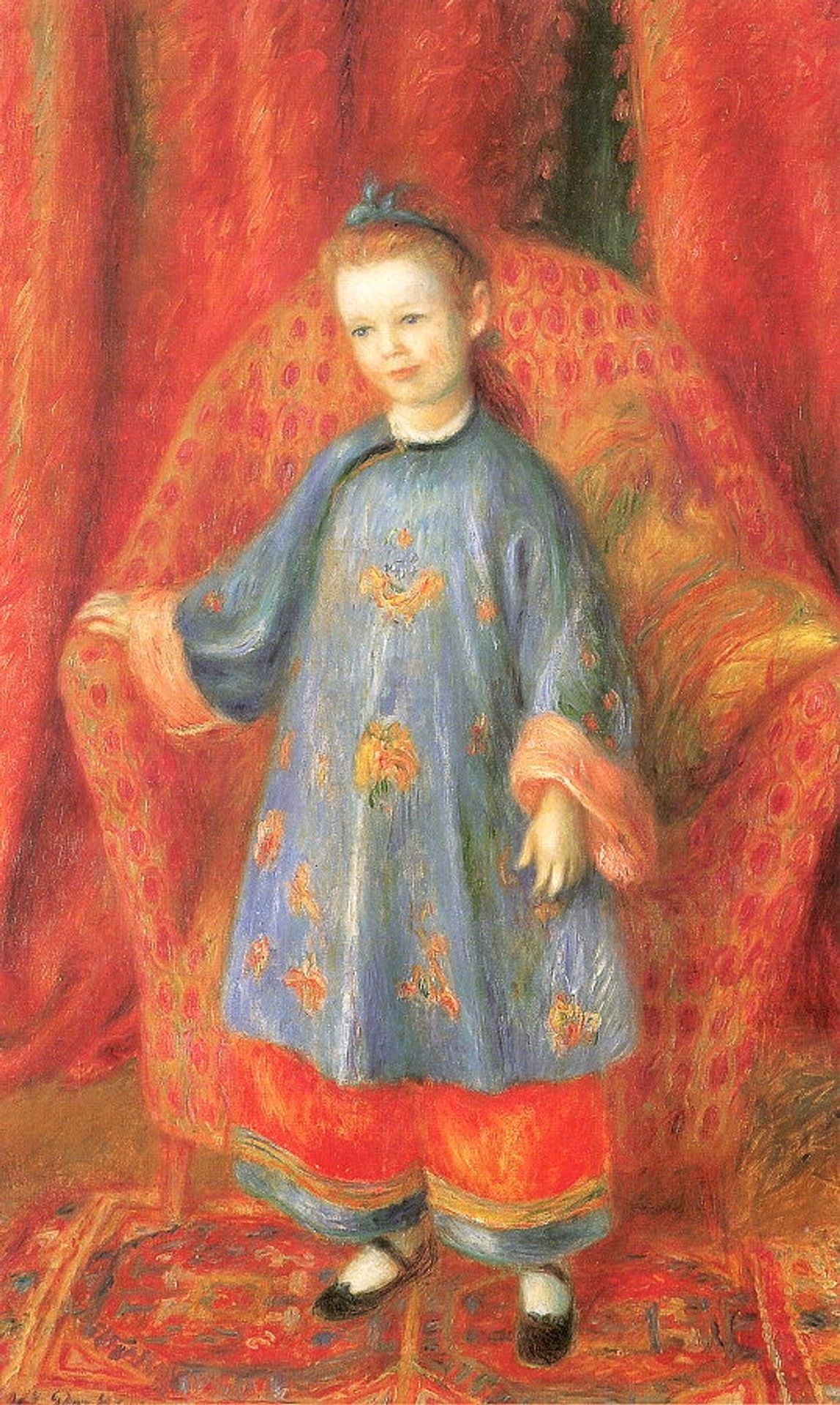 Lenna, the Artist's Daughter, in a Chinese Costume by William James Glackens