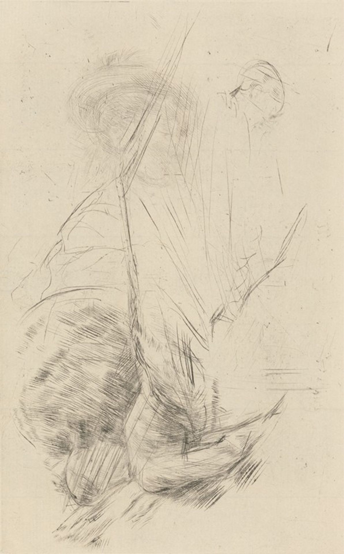 A Child on a Couch, No. 1 by James Abbott McNeill Whistler