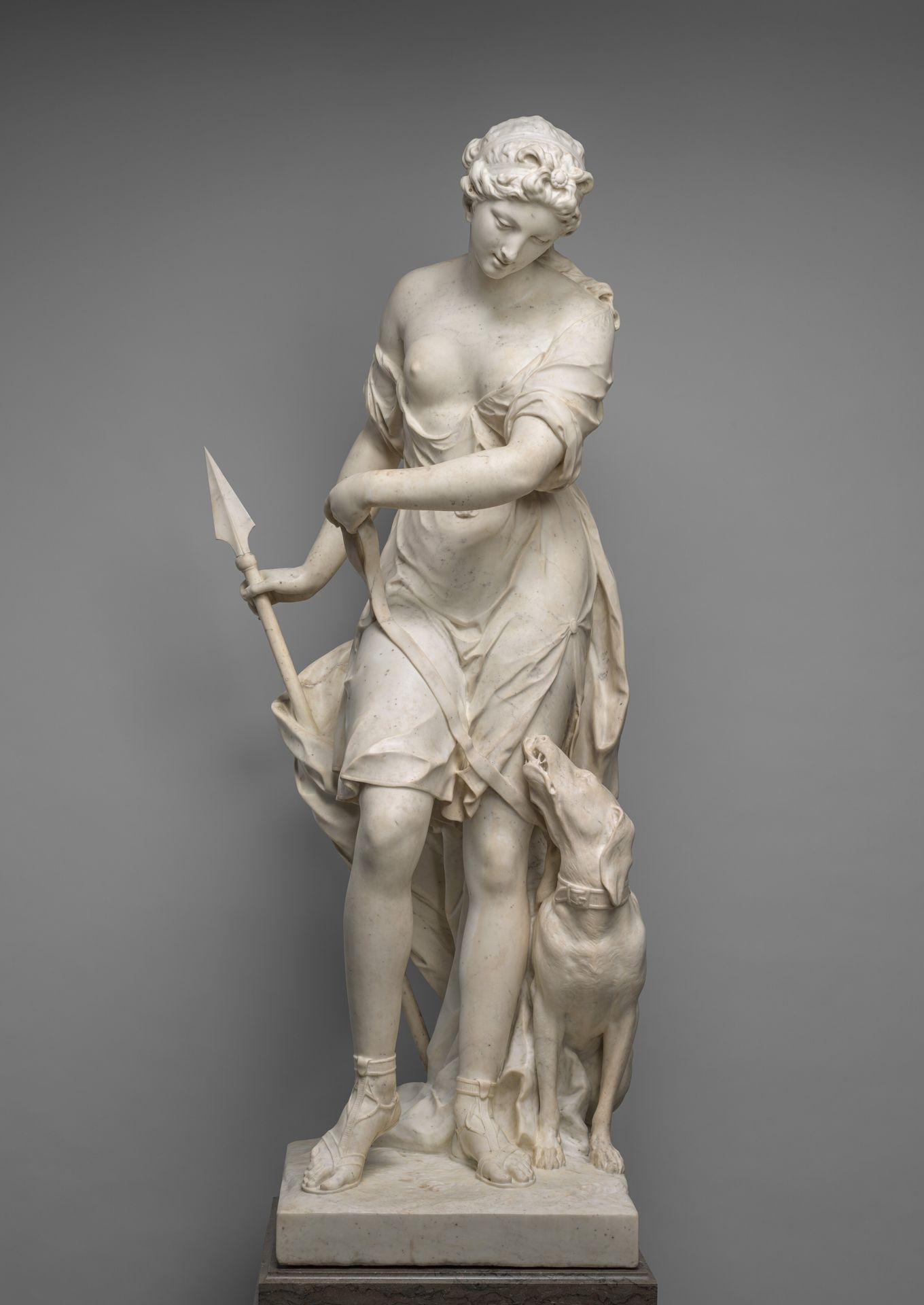A Companion of Diana by Jean-Louis Lemoyne