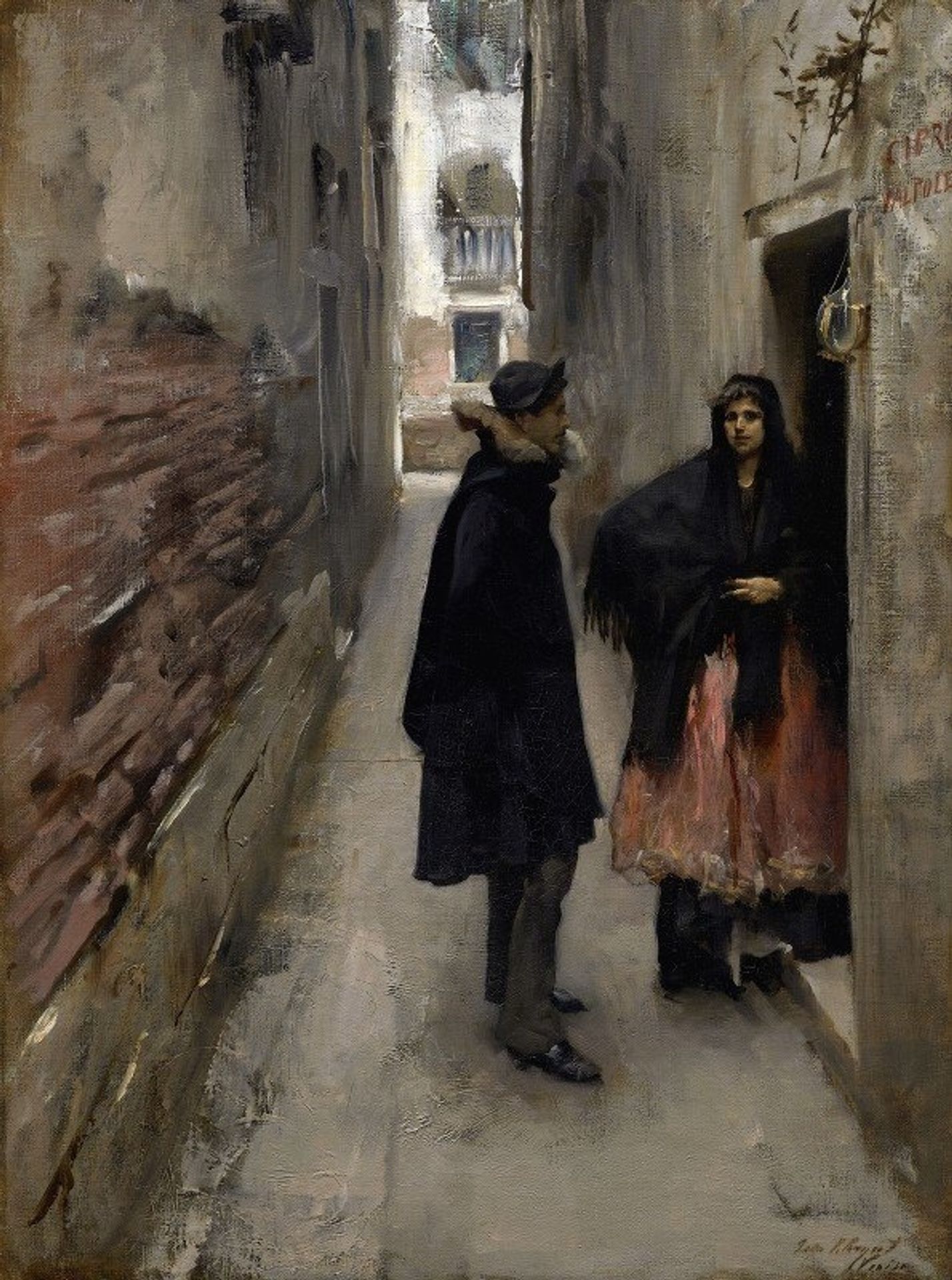 A Street In Venice by John Singer Sargent