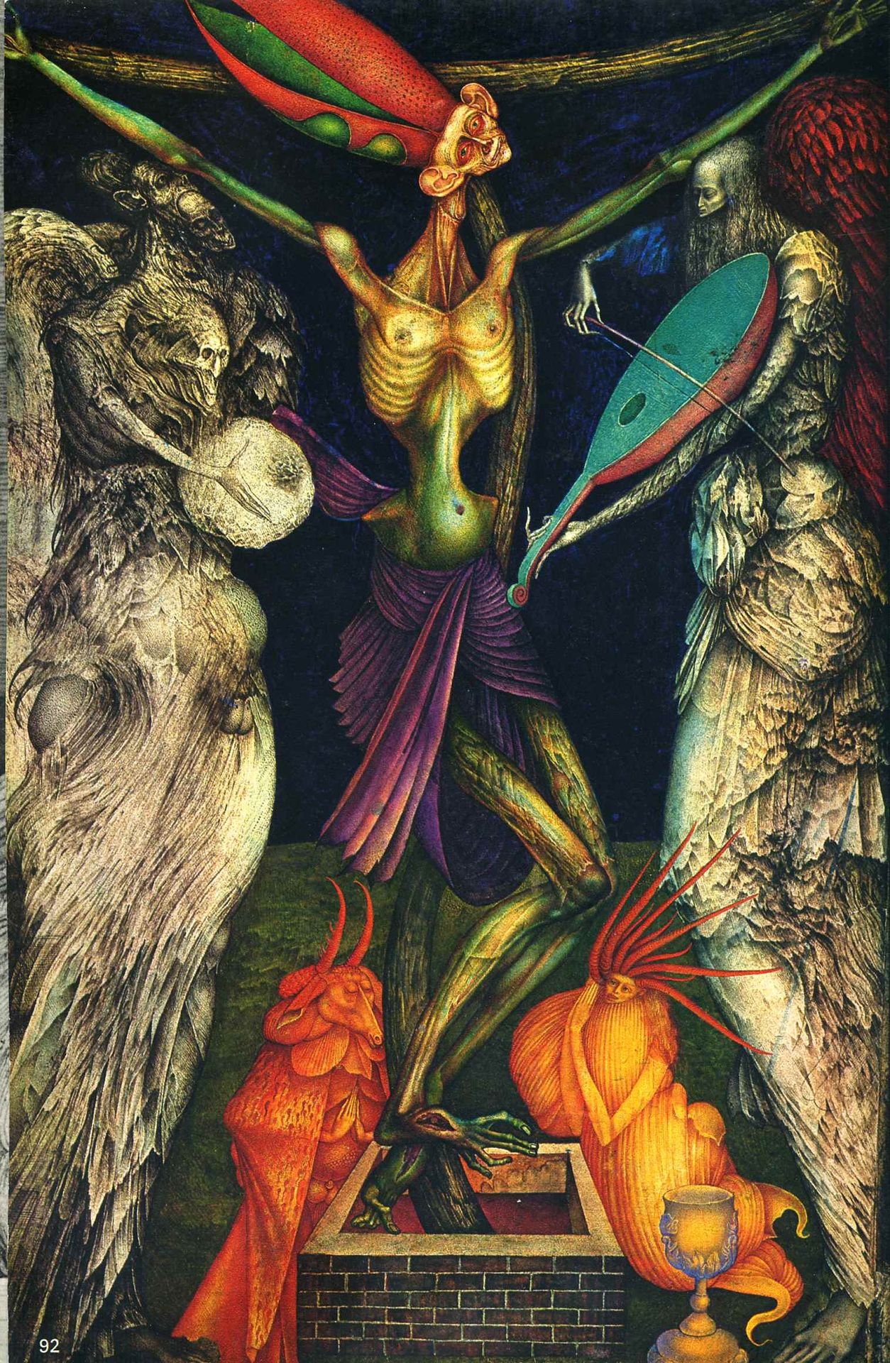 Crucification by Ernst Fuchs