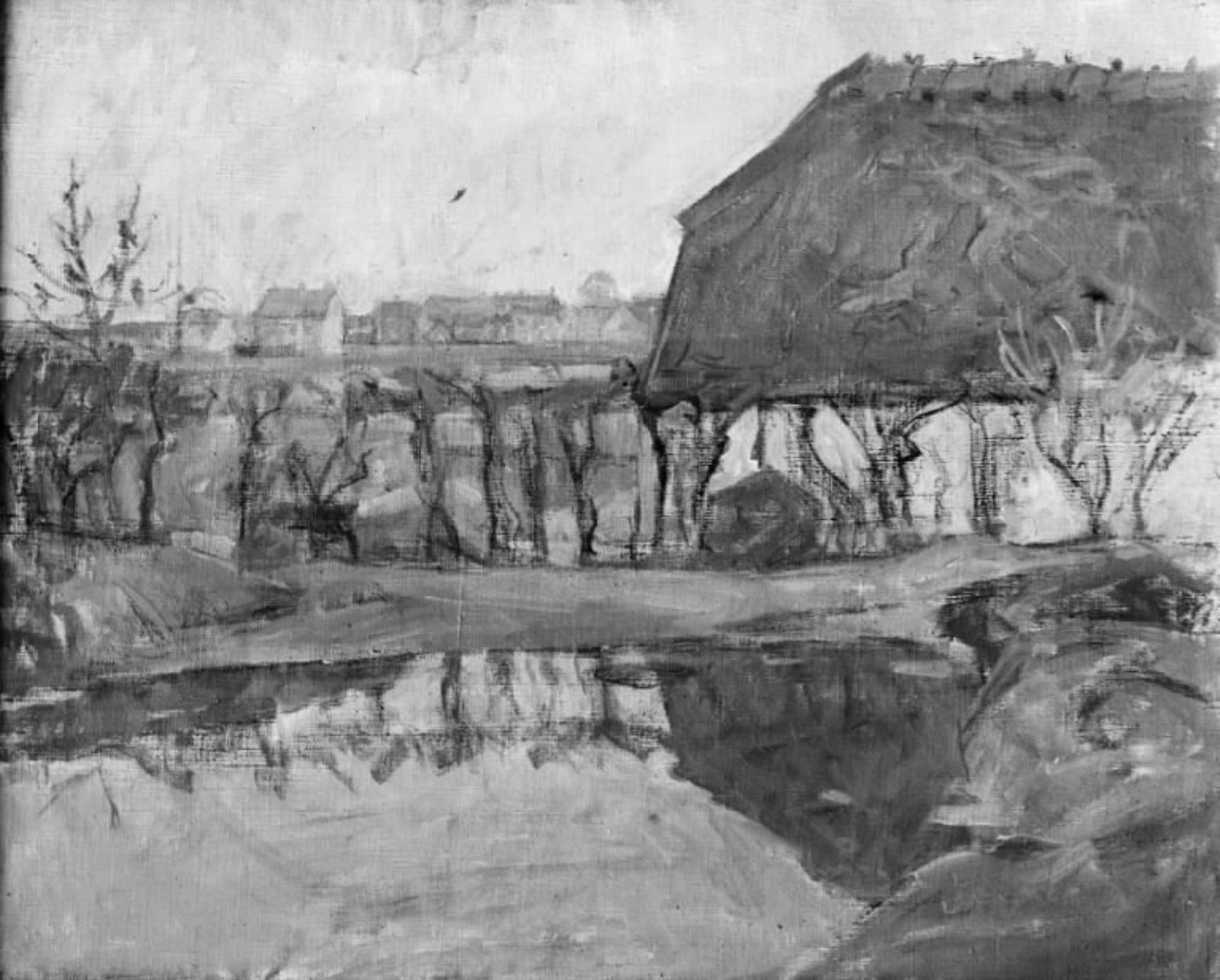 A Farm in Lyngby, Zealand by Karl Schou